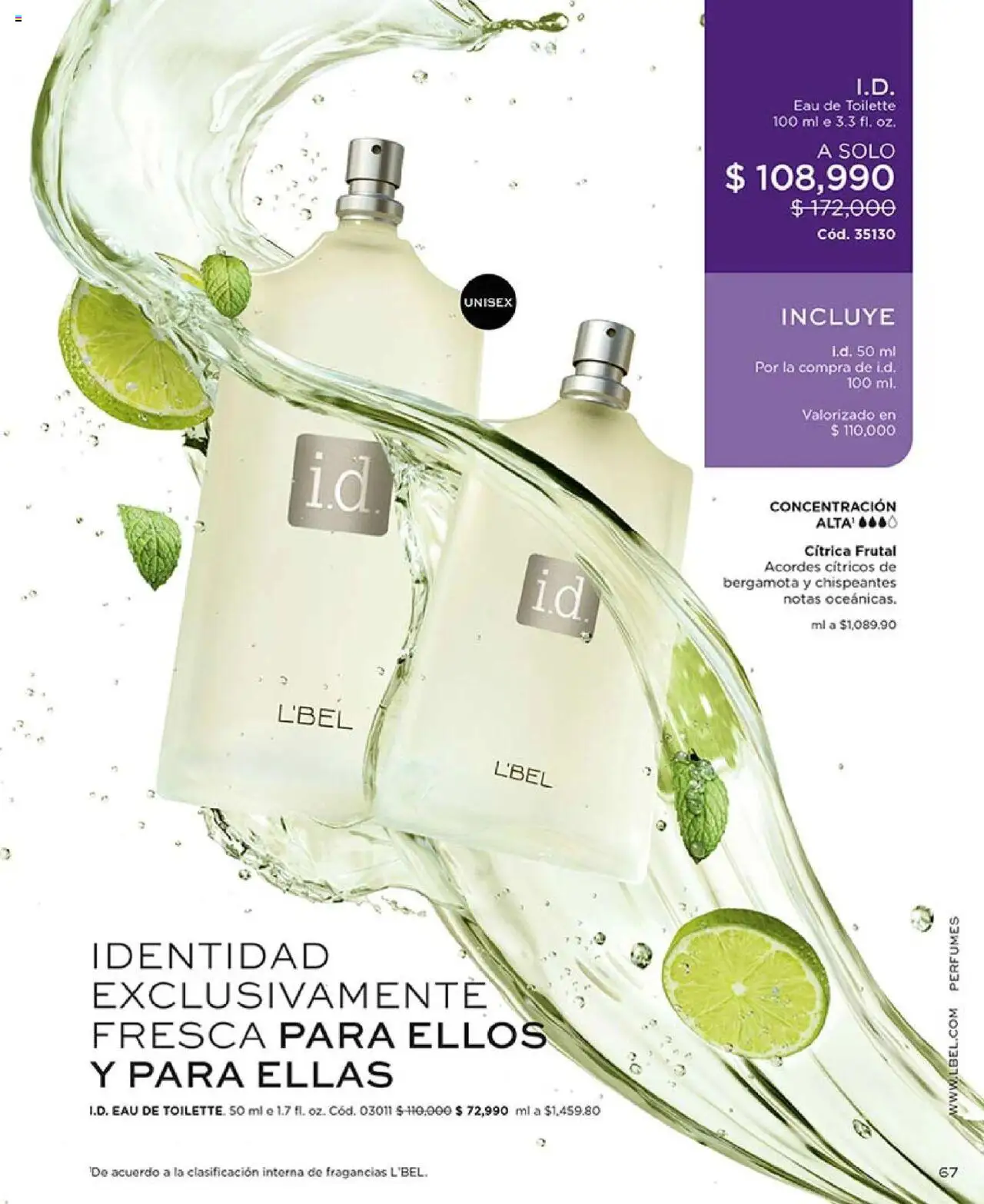 L'Bel revista - valida desde el 27.05.2025 | Página: 67 | Productos: Eau de toilette