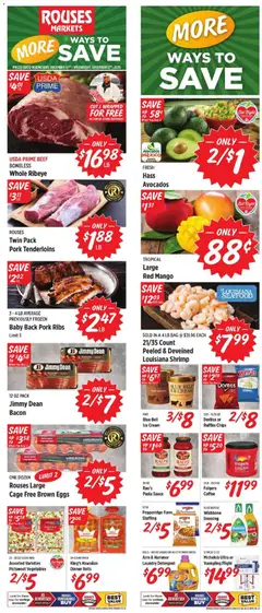 Preview of Rouses weekly ads valid from 10.12.2025 | Page: 1