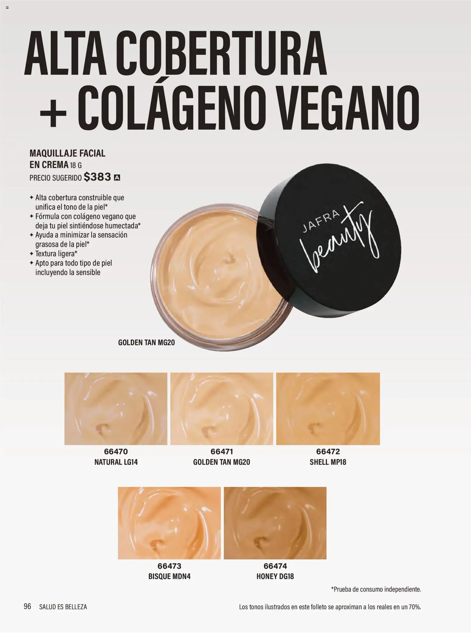 Nuevas ofertas de JAFRA válidas en toda la República Mexicana desde el 01.02.2026. ¡Encuentra las mejores ofertas en JAFRA catálogo Organizador de Ventas! | Página: 94 | Productos: Crema, Maquillaje