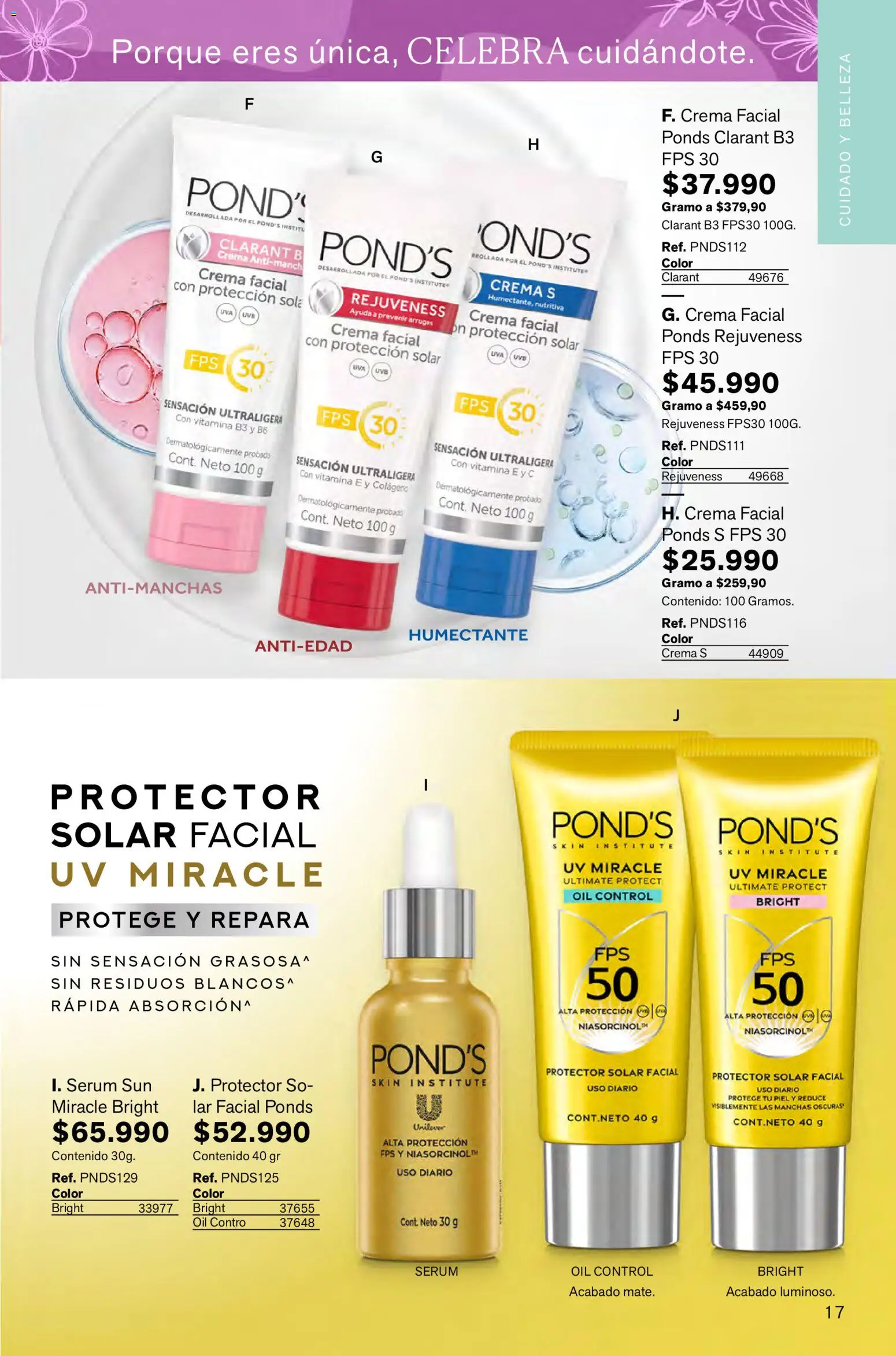 Leonisa revista - valida desde el 05.02.2026 | Página: 17 | Productos: Crema, Serum, Protector solar
