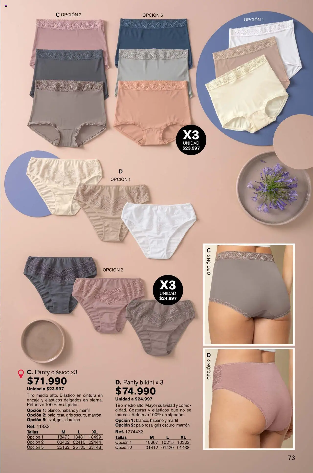Leonisa revista - valida desde el 04.08.2025 | Página: 73 | Productos: Bikini, Durazno