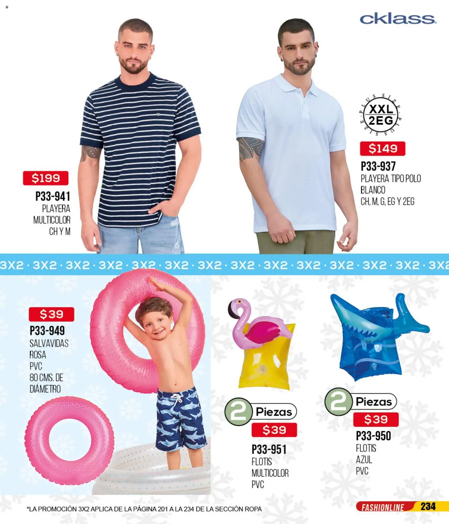 Nuevas ofertas de Cklass válidas en toda la República Mexicana desde el 15.12.2025. ¡Encuentra las mejores ofertas en Cklass catálogo Rebajas fin de año ropa! | Página: 235 | Productos: Ropa, Playera