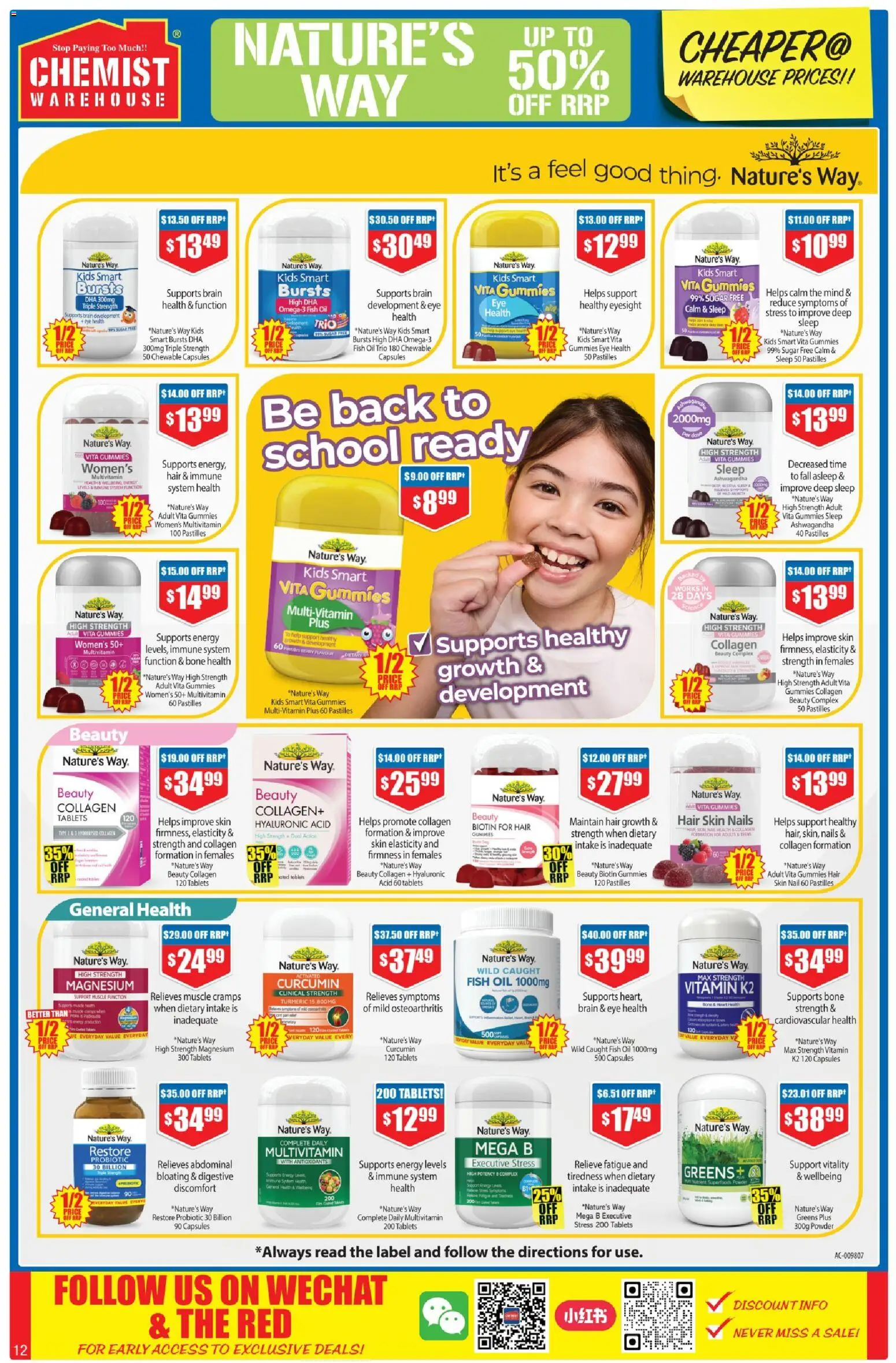 Chemist Warehouse catalogue - valid from 29.01.2026 | Page: 12 | Products: Oil, Rice, Sugar, Collagen