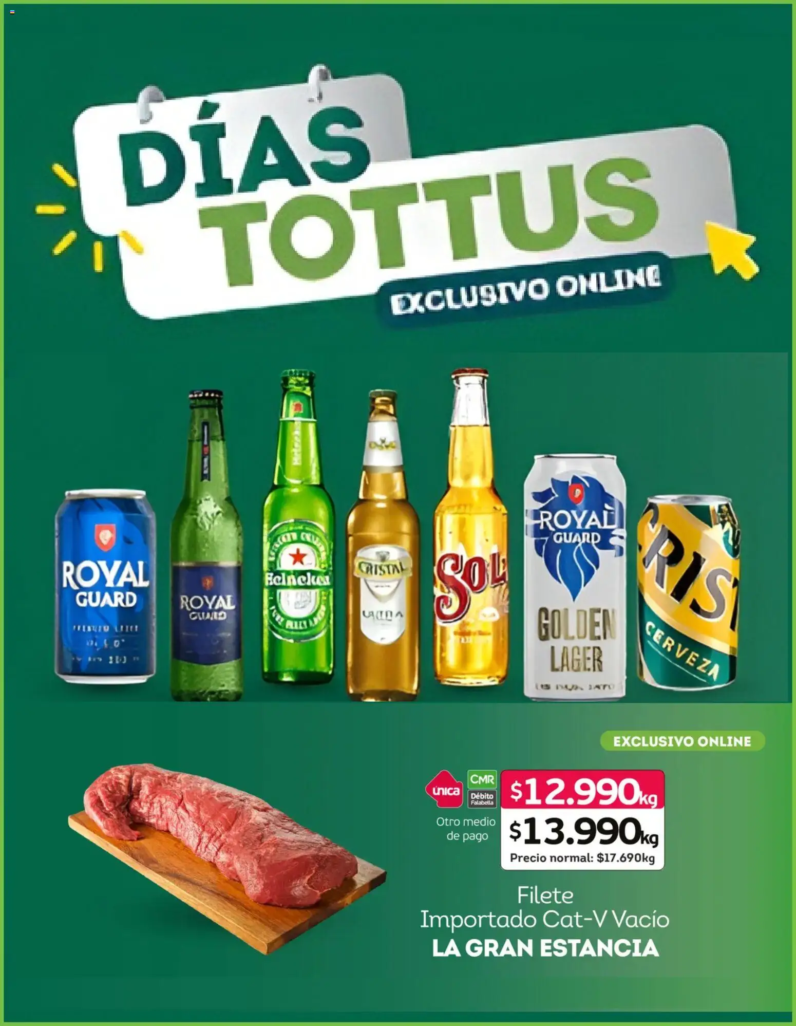 Tottus ofertas  │ válido desde el 02.03.2026 | Página: 1 | Productos: Cerveza