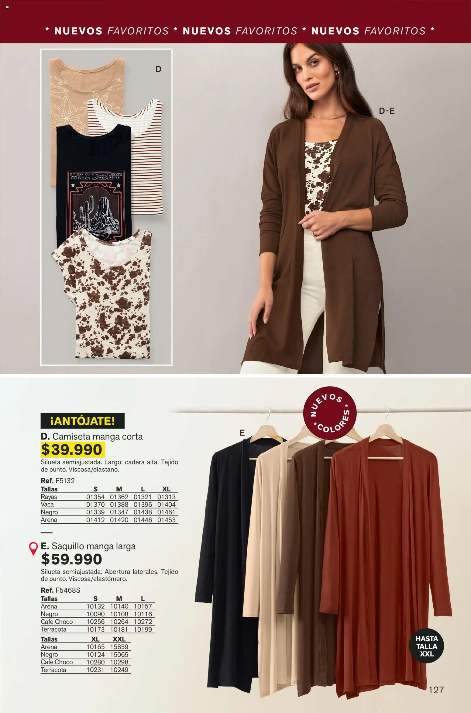 Leonisa revista - valida desde el 01.02.2026 | Página: 127 | Productos: Camiseta, Café