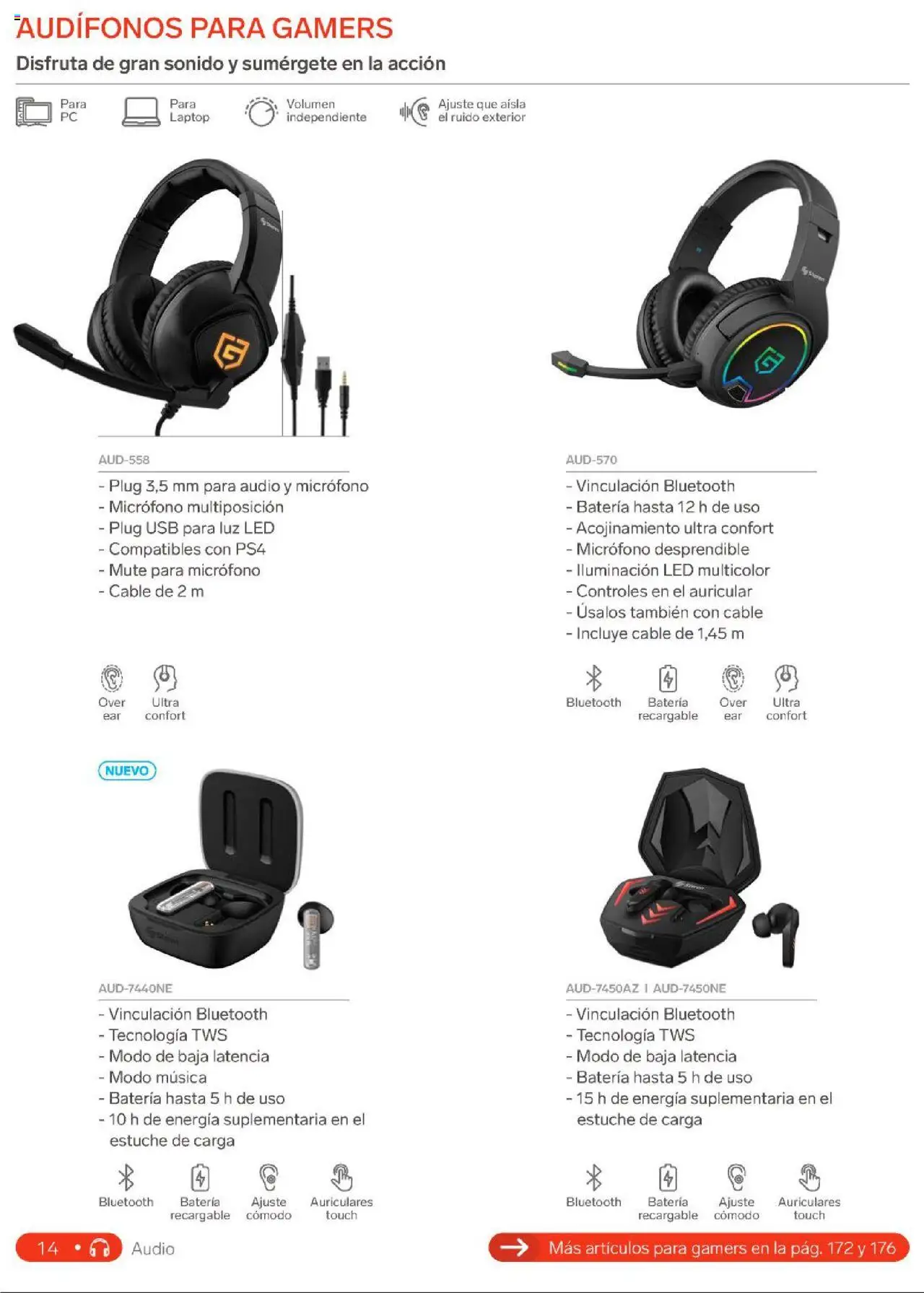 Nuevas ofertas de Steren válidas en toda la República Mexicana desde el 01.01.2025. ¡Encuentra las mejores ofertas en Steren catálogo! | Página: 32 | Productos: Usb, Audio, Audífonos, Micrófono