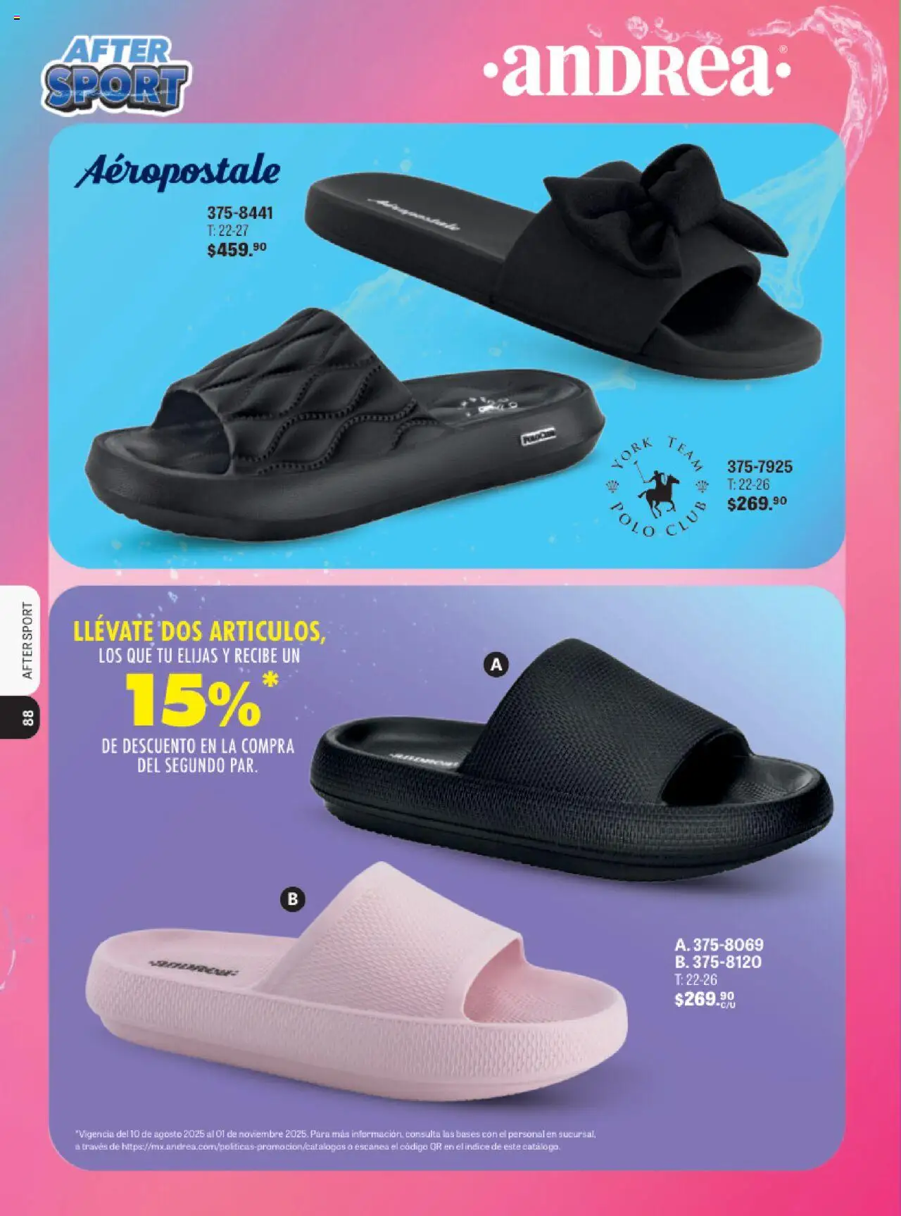 Nuevas ofertas de Andrea válidas en toda la República Mexicana desde el 13.08.2025. ¡Encuentra las mejores ofertas en Andrea - Catálogo Andrea Sport! | Página: 85