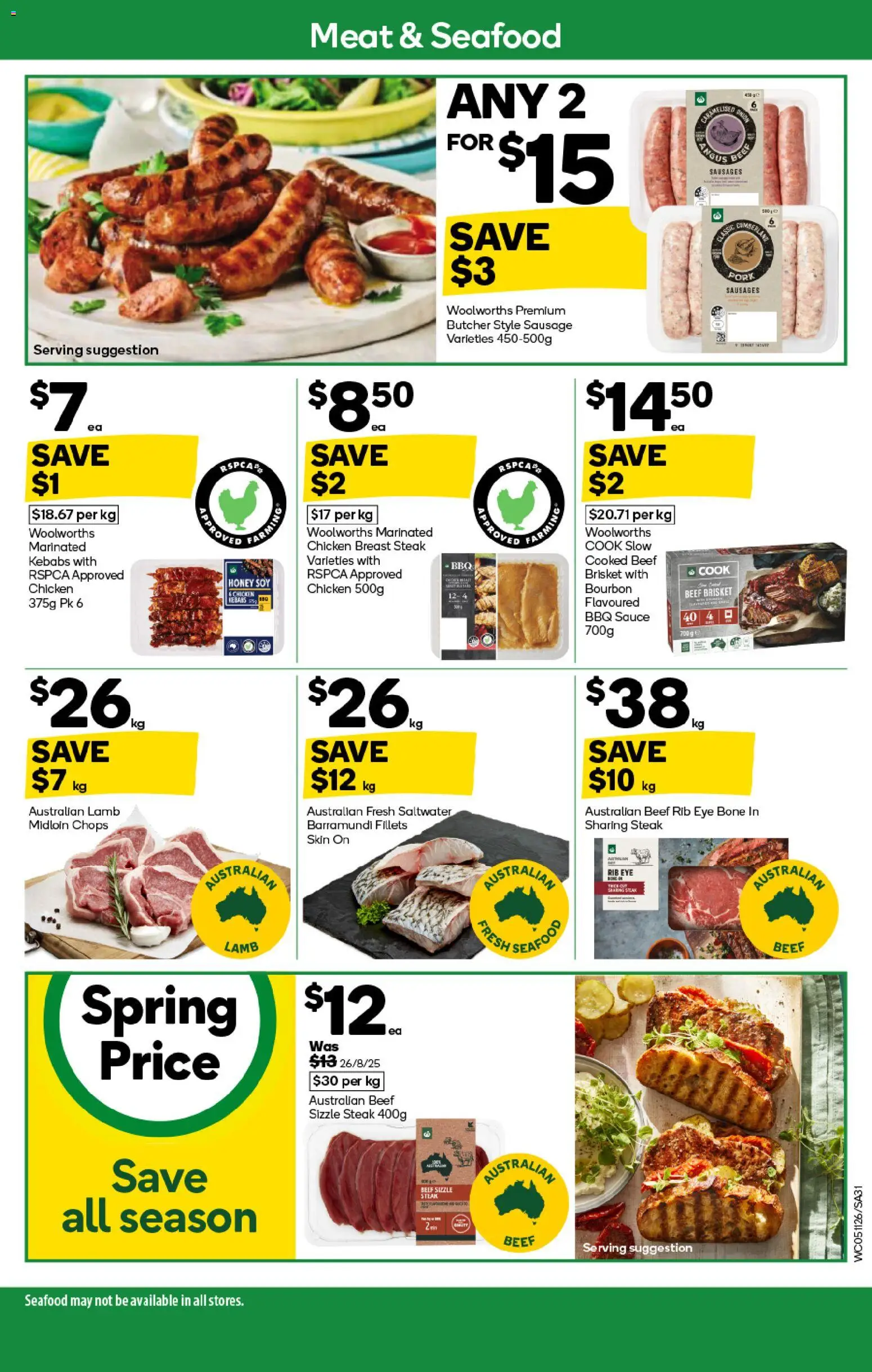 Woolworths catalogue - valid from 05.11.2025 | Page: 31 | Products: Honey, Pork, Beef, Sausage