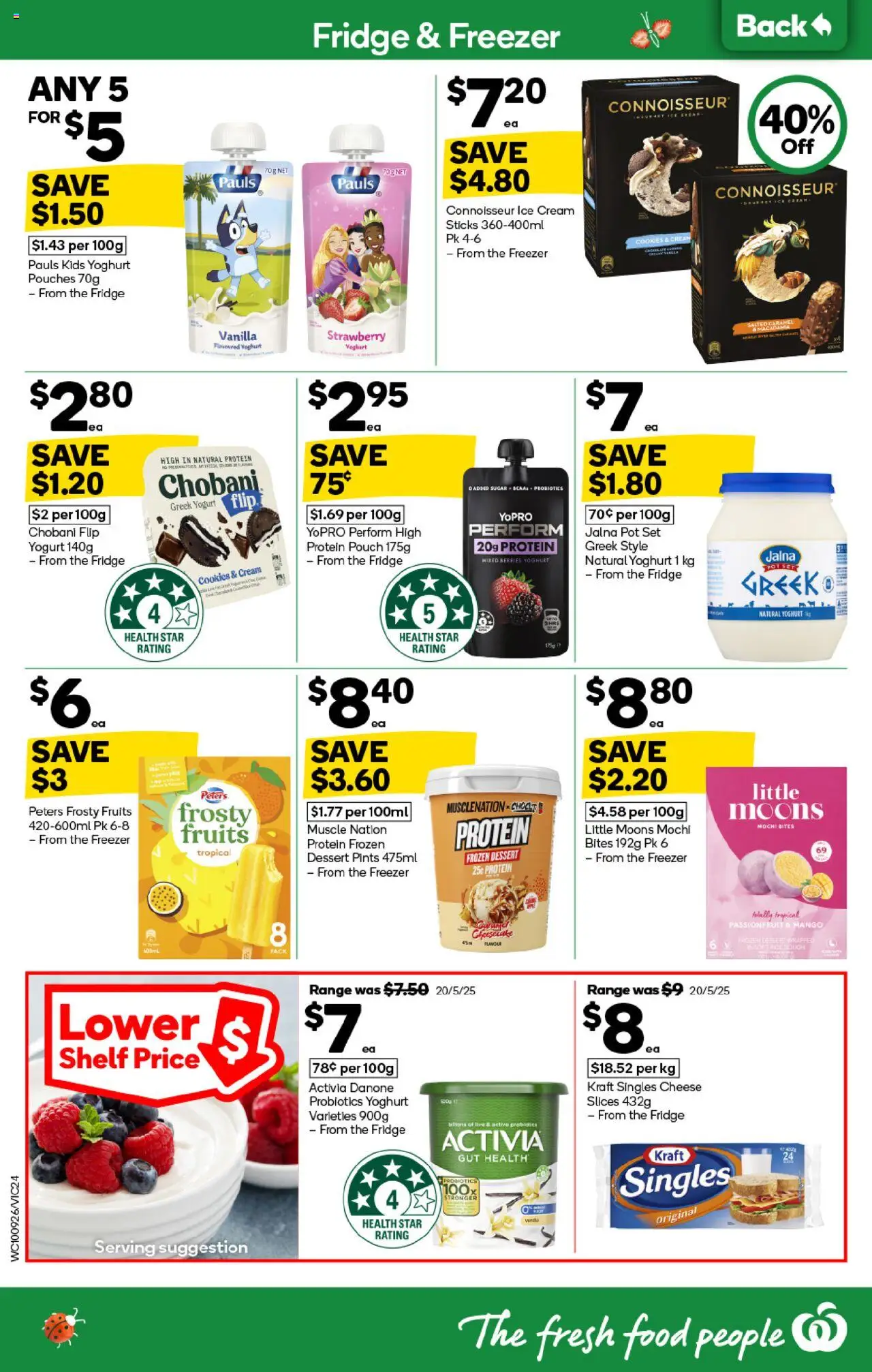 Woolworths catalogue - valid from 10.09.2025 | Page: 22 | Products: Shelf, Cream, Ice cream, Fruits