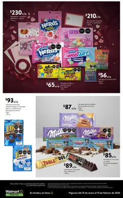 Vista previa de Walmart Express folleto El amor se refleja en los detalles, nuevo folleto de la tienda, válido en México a partir del 14.01.2026 | Página: 6 | Productos: Leche, Chocolate, Barra, Gomitas