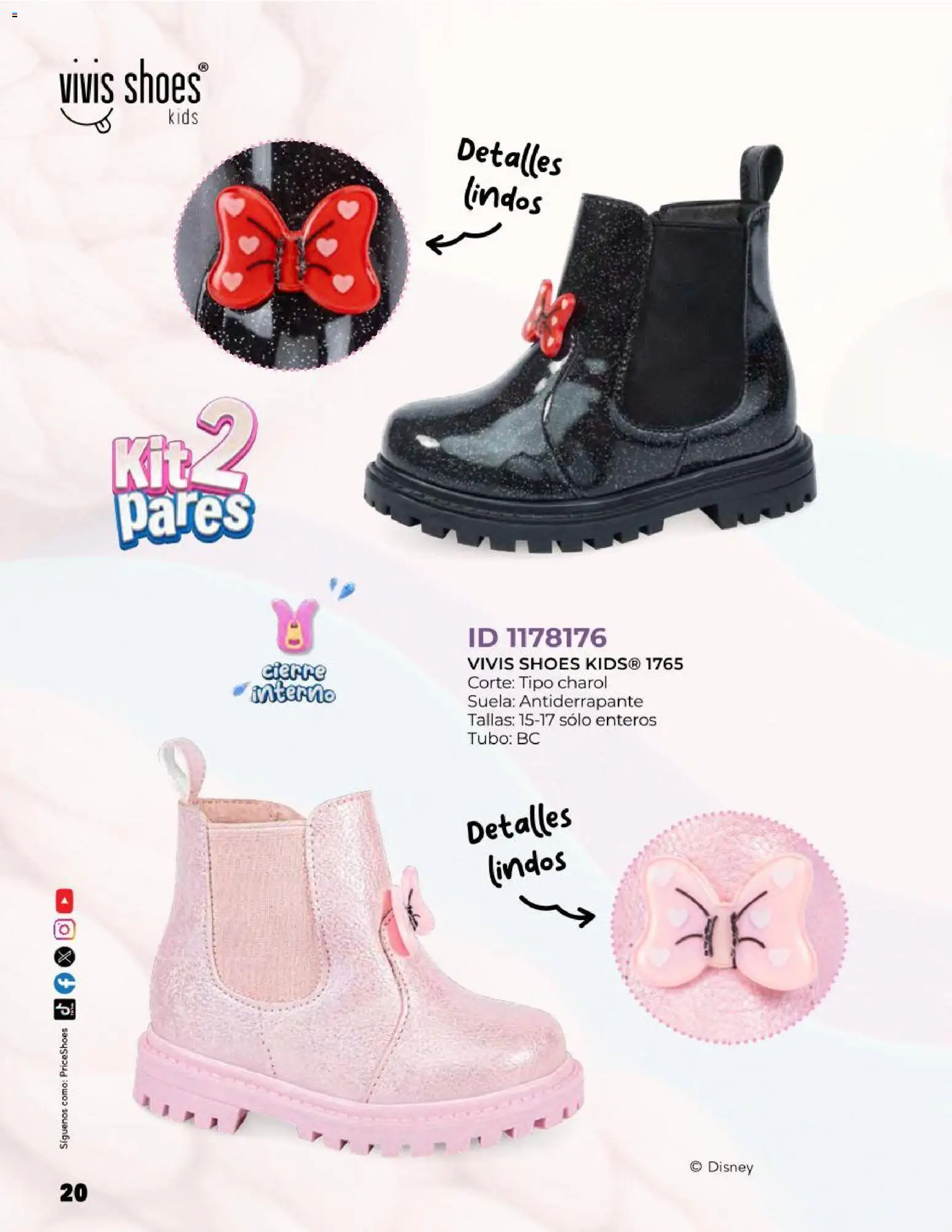 Nuevas ofertas de Price Shoes válidas en toda la República Mexicana desde el 27.10.2025. ¡Encuentra las mejores ofertas en Price Shoes catálogo Kids todo en uno! | Página: 20