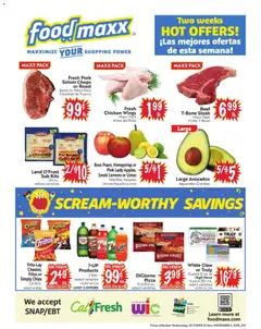 Preview of FoodMaxx weekly ads valid from 22.10.2025