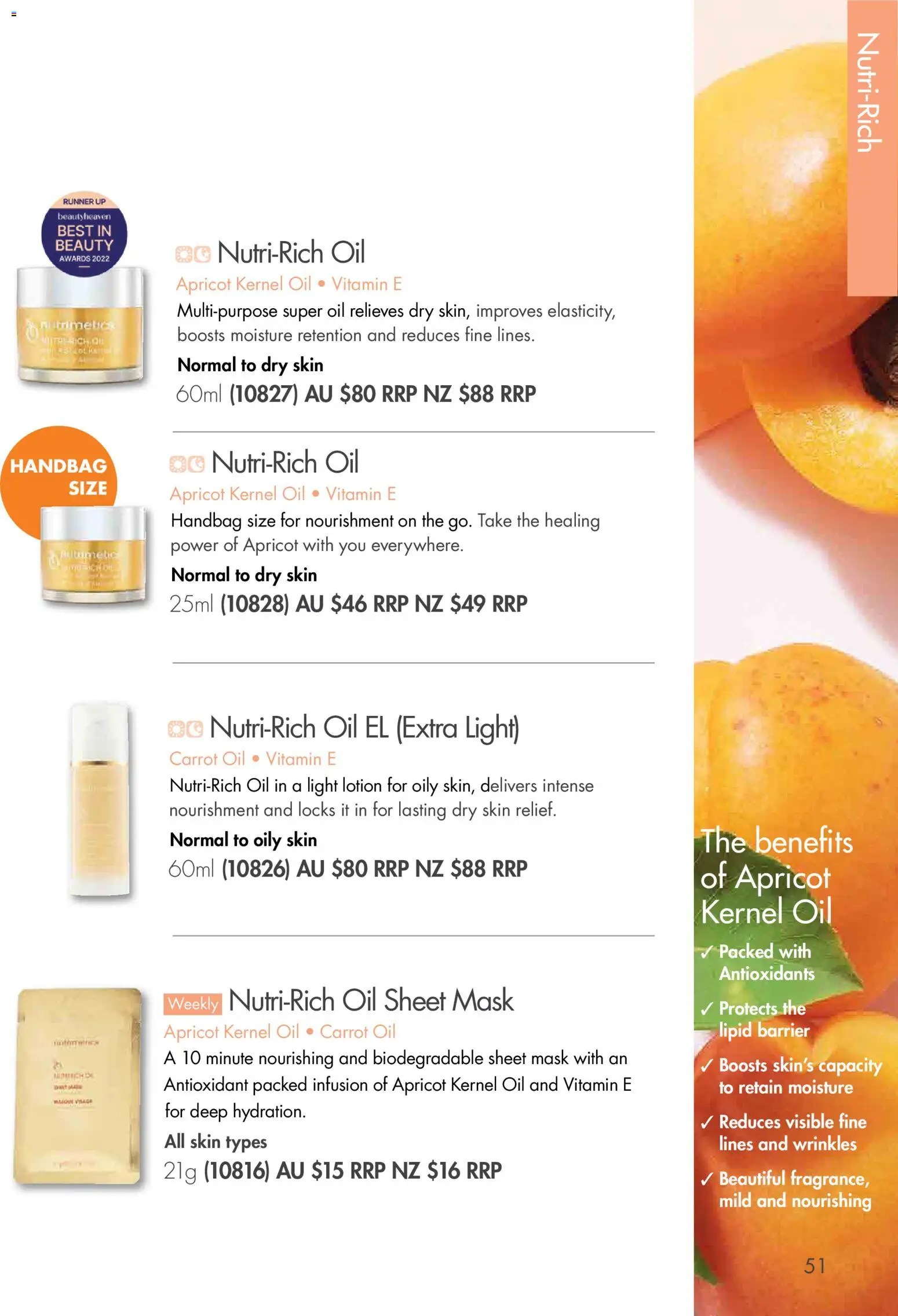 Nutrimetics catalogue - valid from 01.01.2026 | Page: 51 | Products: Light, Oil, Handbag, Vitamin