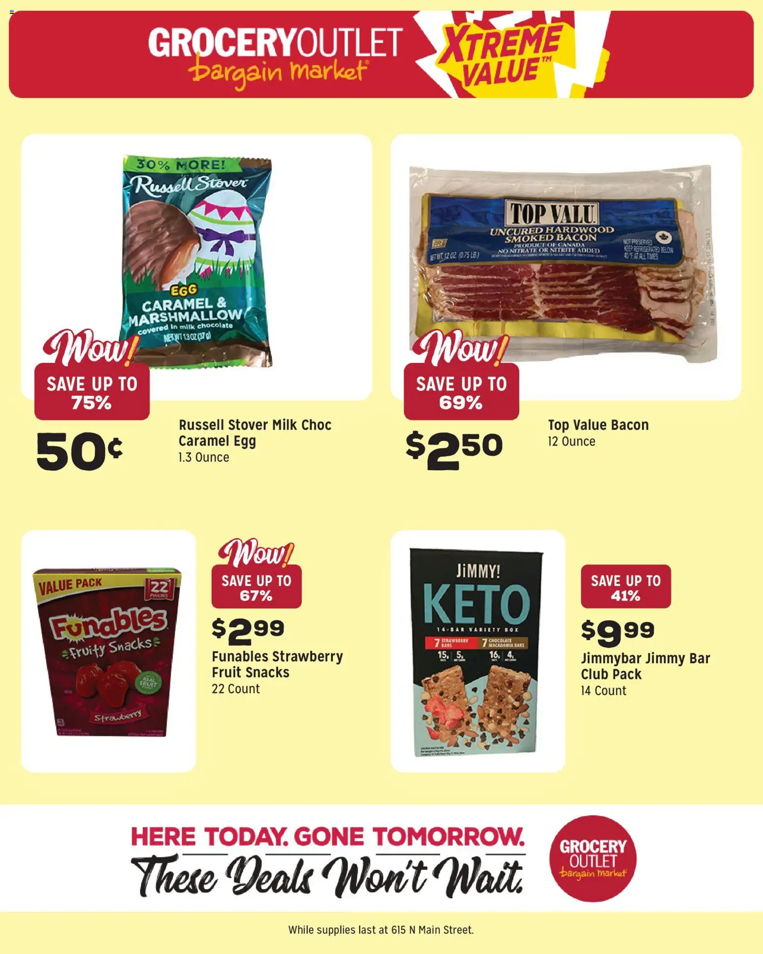 Grocery Outlet Weekly Ad - ID - valid from 25.03.2026 | Page: 14 | Products: Box, Milk, Chocolate