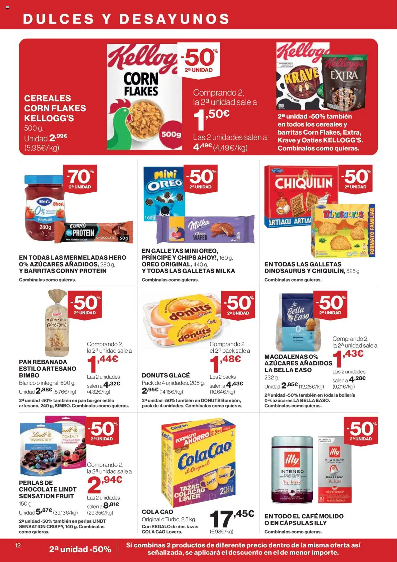 Nuevas ofertas de El Corte Inglés válidas en toda la República Mexicana desde el 14.08.2025. ¡Encuentra las mejores ofertas en El Corte Inglés - Catálogo Nuestros Mejores Precios! | Página: 14 | Productos: Pan, Café, Dulces, Galletas