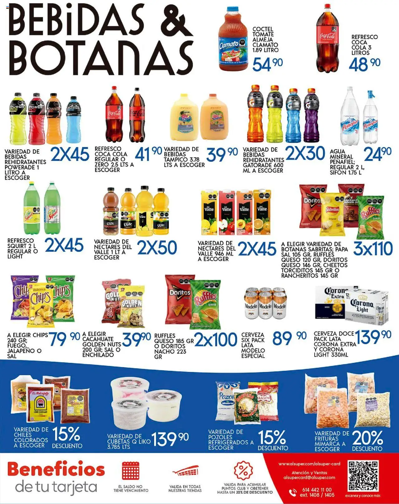 Nuevas ofertas de Alsuper válidas en toda la República Mexicana desde el 26.09.2025. ¡Encuentra las mejores ofertas en Alsuper - Folleto Durango! | Página: 7 | Productos: Papa, Tomate, Agua, Queso