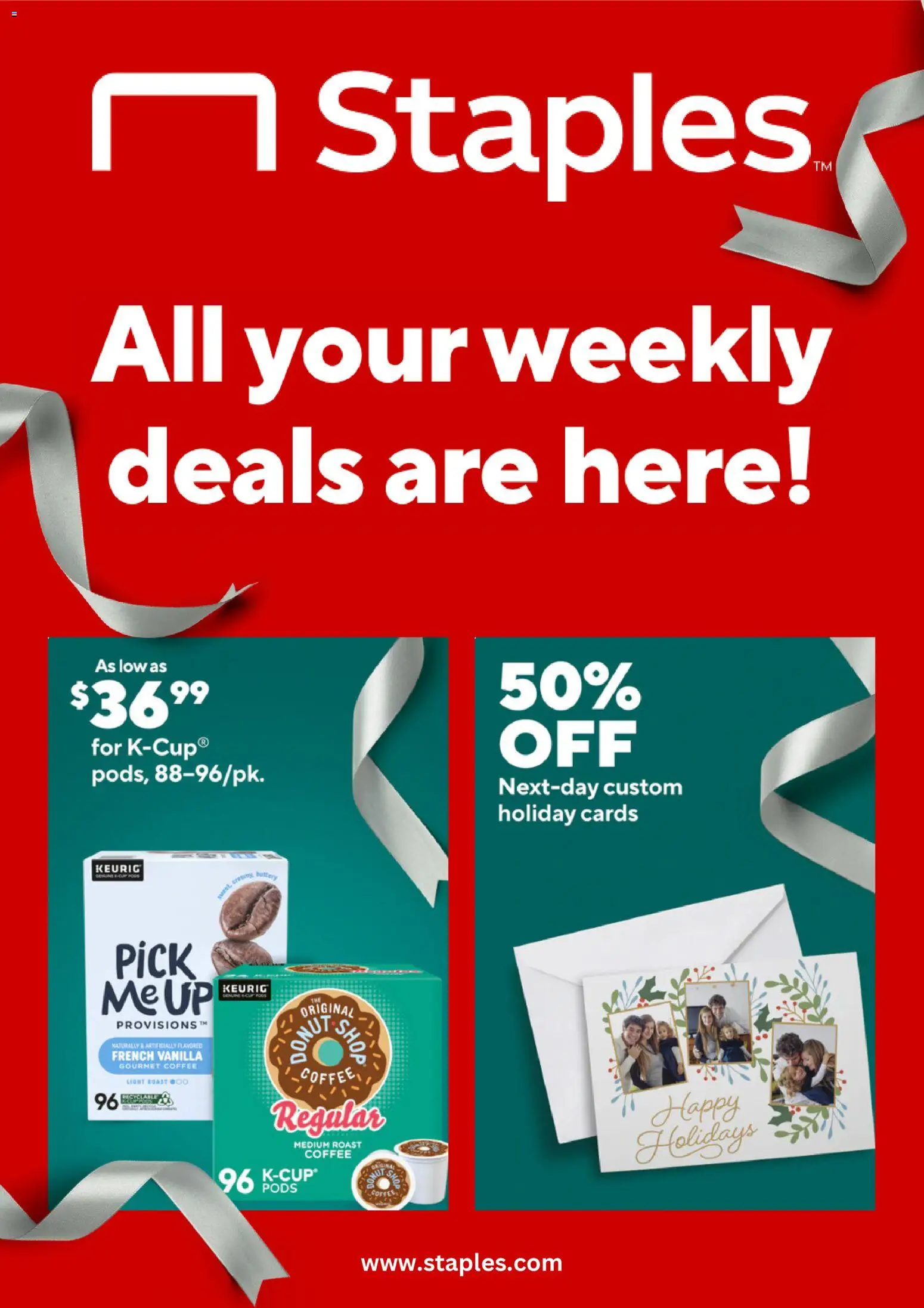 Staples Weekly Ad - valid from 07.12.2025 | Page: 1