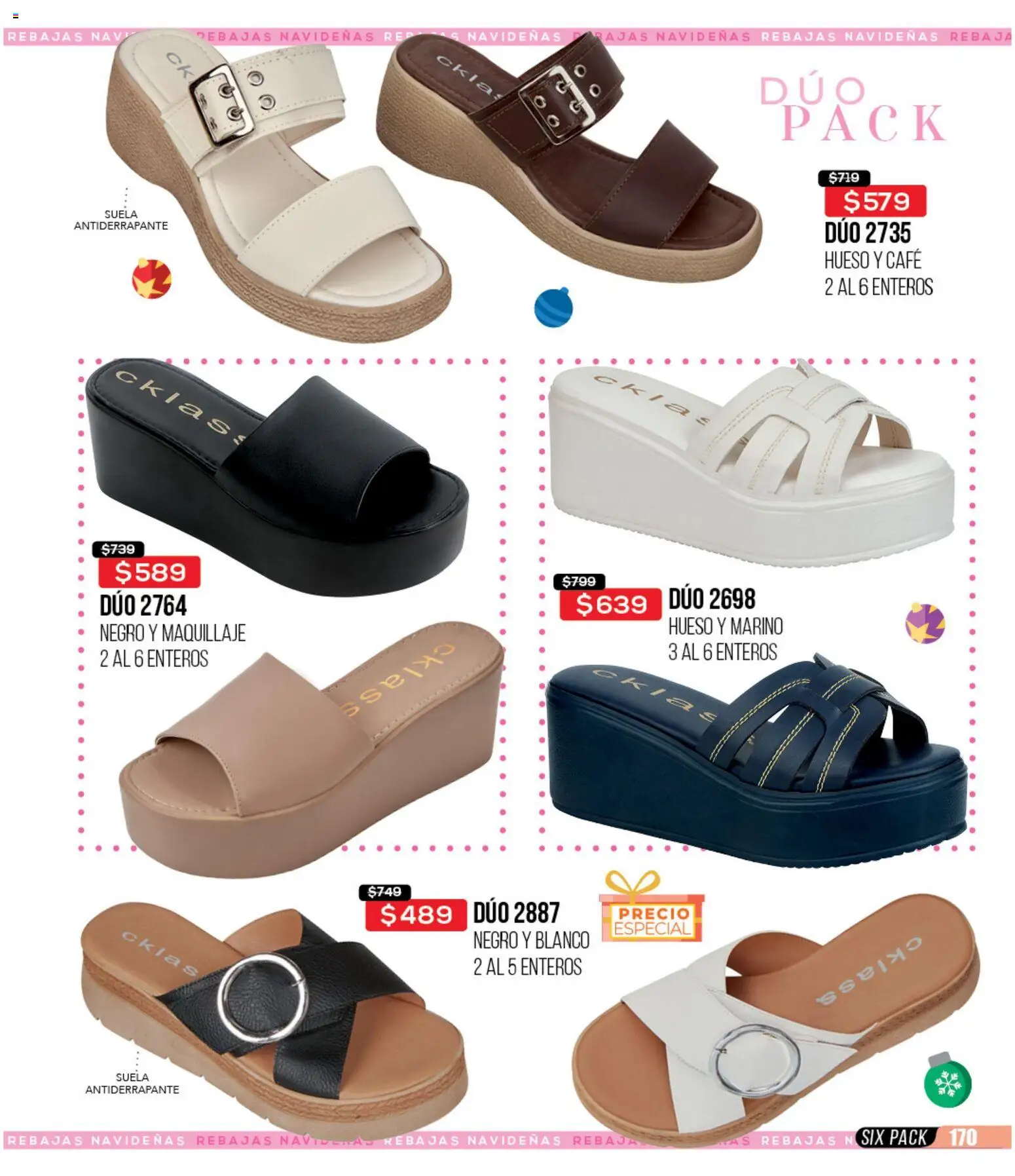 Nuevas ofertas de Cklass válidas en toda la República Mexicana desde el 30.11.2025. ¡Encuentra las mejores ofertas en Cklass catálogo Rebajas Navideñas Ropa! | Página: 428 | Productos: Café, Maquillaje