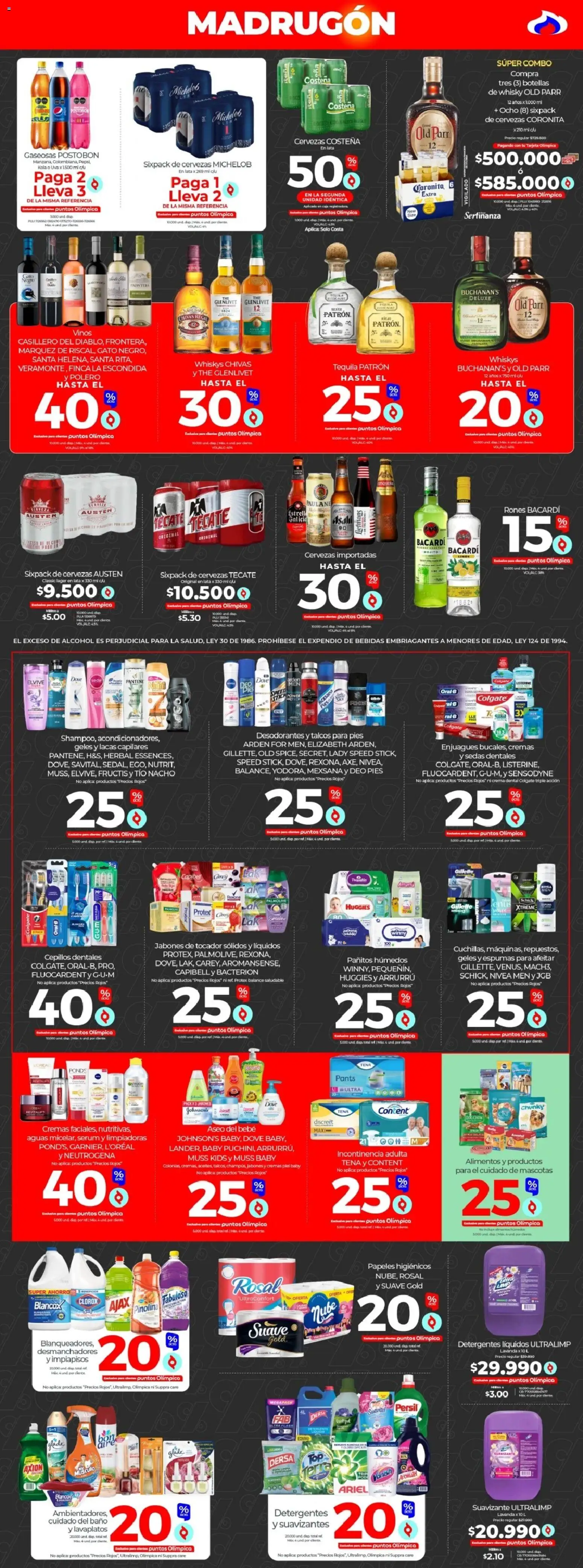 Olímpica revista - valida desde el 01.11.2025 | Página: 3 | Productos: Crema, Suavizante, Caja, Pan