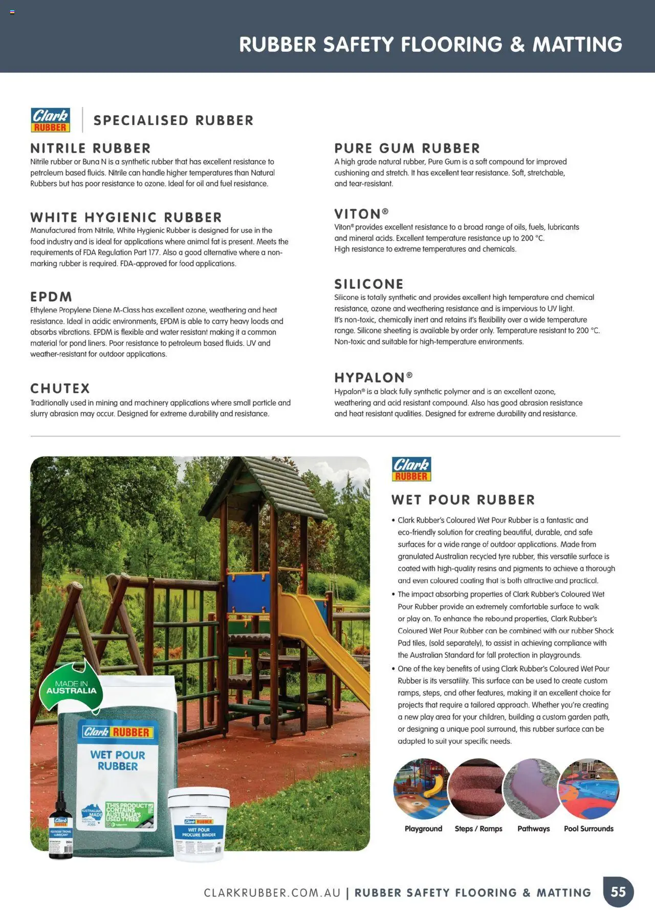 Clark Rubber catalogue - valid from 05.05.2025 | Page: 55 | Products: Gum, Pond, Flooring, Safe