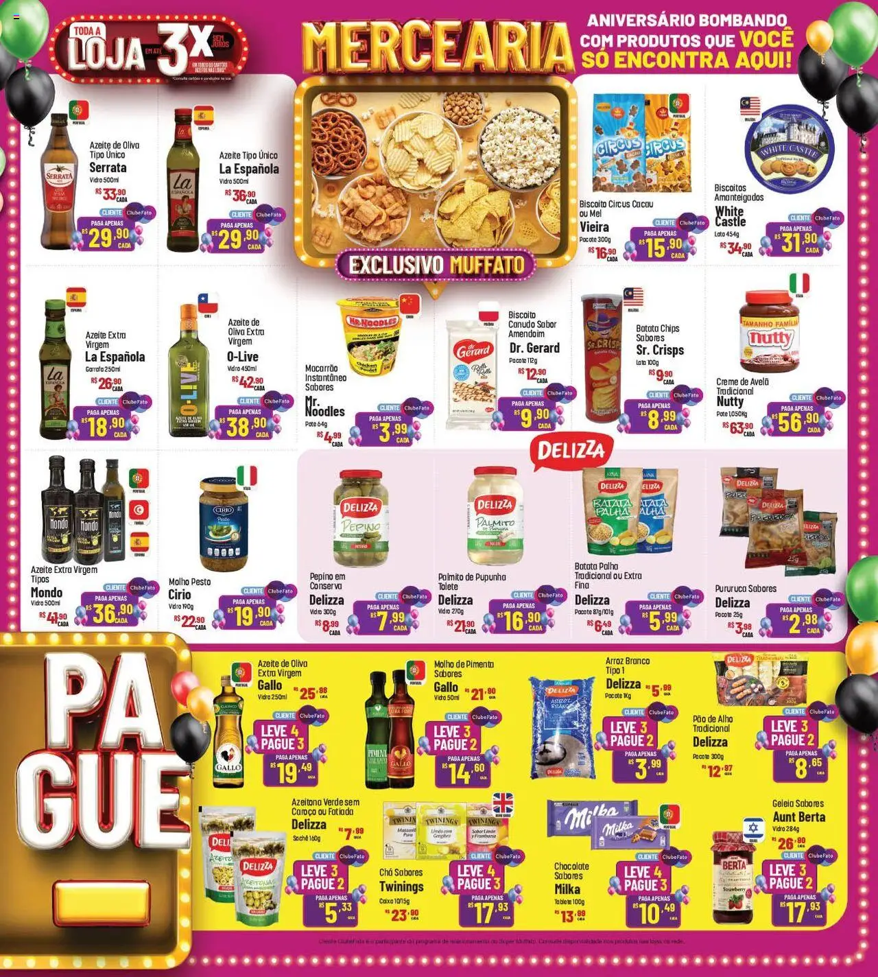 Super Muffato Folheto - válido de 12.08.2025 | Página: 9 | Produtos: Palmito, Caixa, Chocolate, Mel