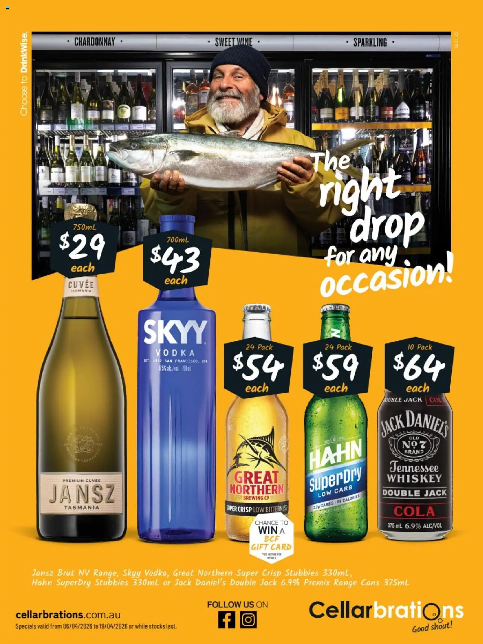 Cellarbrations catalogue - valid from 06.04.2026 | Page: 1 | Products: Wine, Vodka, Whiskey