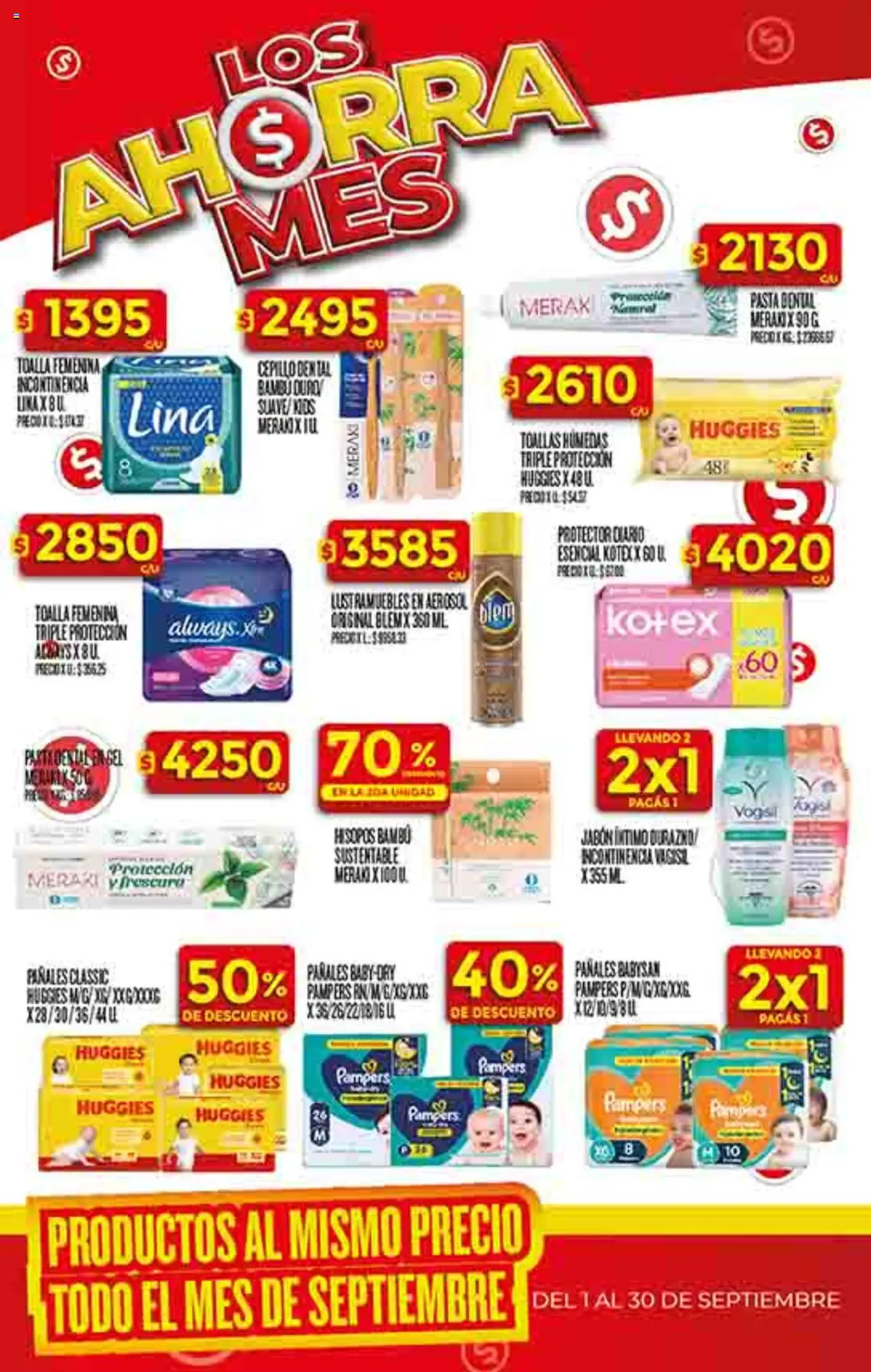 Supermercado DIA Ofertas │ válido desde el 10.09.2025 | Página: 48 | Productos: Toalla, Lustramuebles, Pasta dental, Pasta