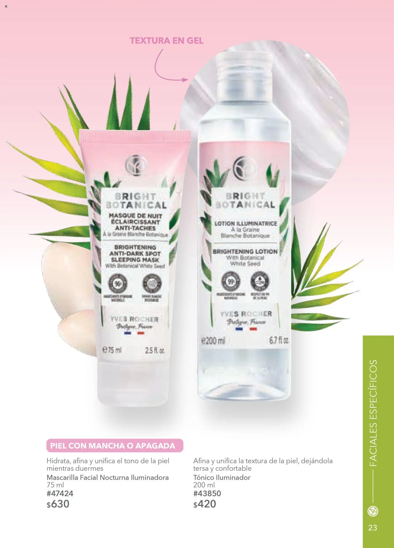 Nuevas ofertas de Yves Rocher válidas en toda la República Mexicana desde el 03.03.2026. ¡Encuentra las mejores ofertas en Yves Rocher campaña 4 2026! | Página: 23 | Productos: Iluminador, Mascarilla