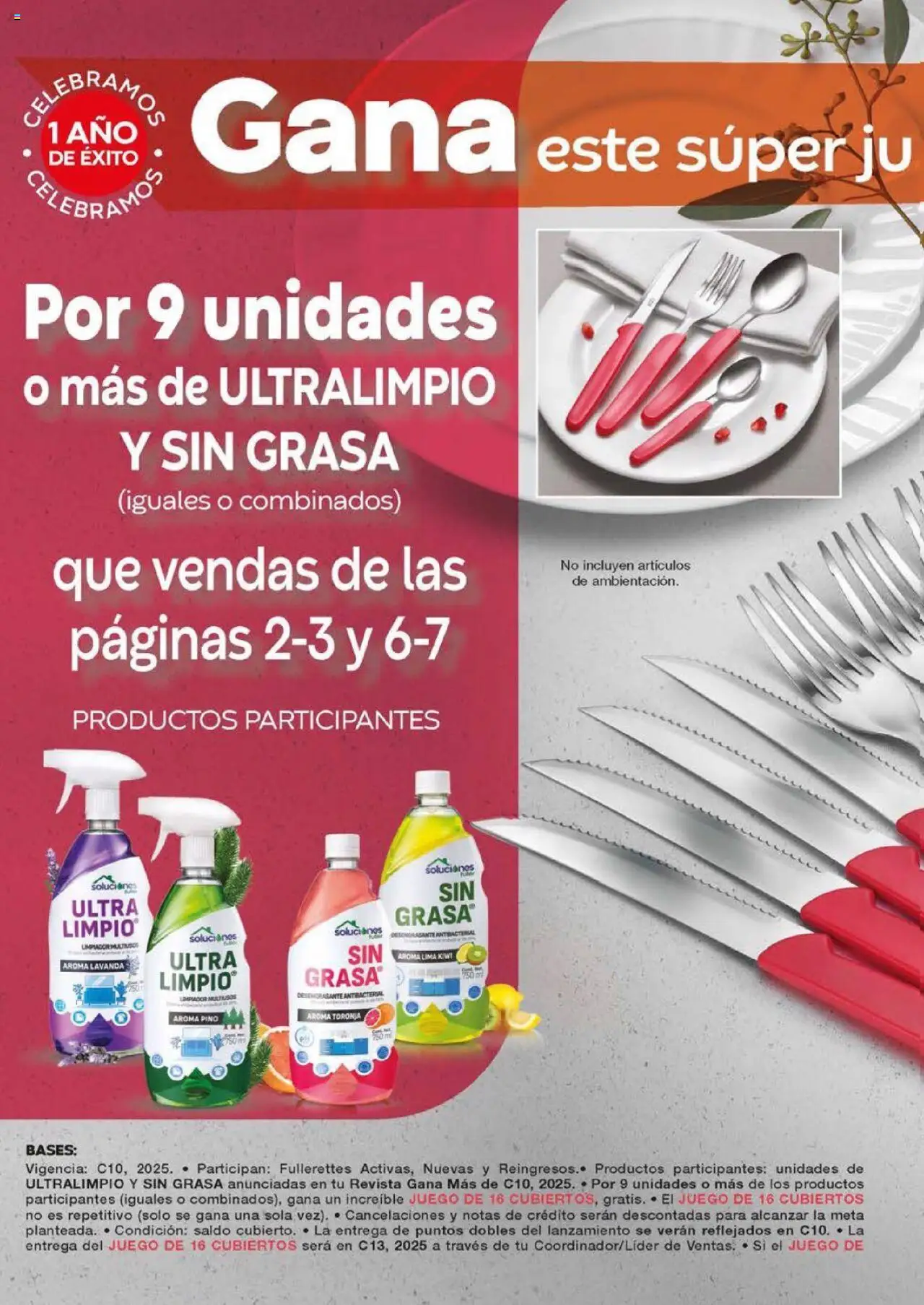 Nuevas ofertas de Fuller válidas en toda la República Mexicana desde el 20.08.2025. ¡Encuentra las mejores ofertas en Fuller - Revista Gana Más C10 2025! | Página: 8 | Productos: Toronja, Kiwi, Limpiador, Juego