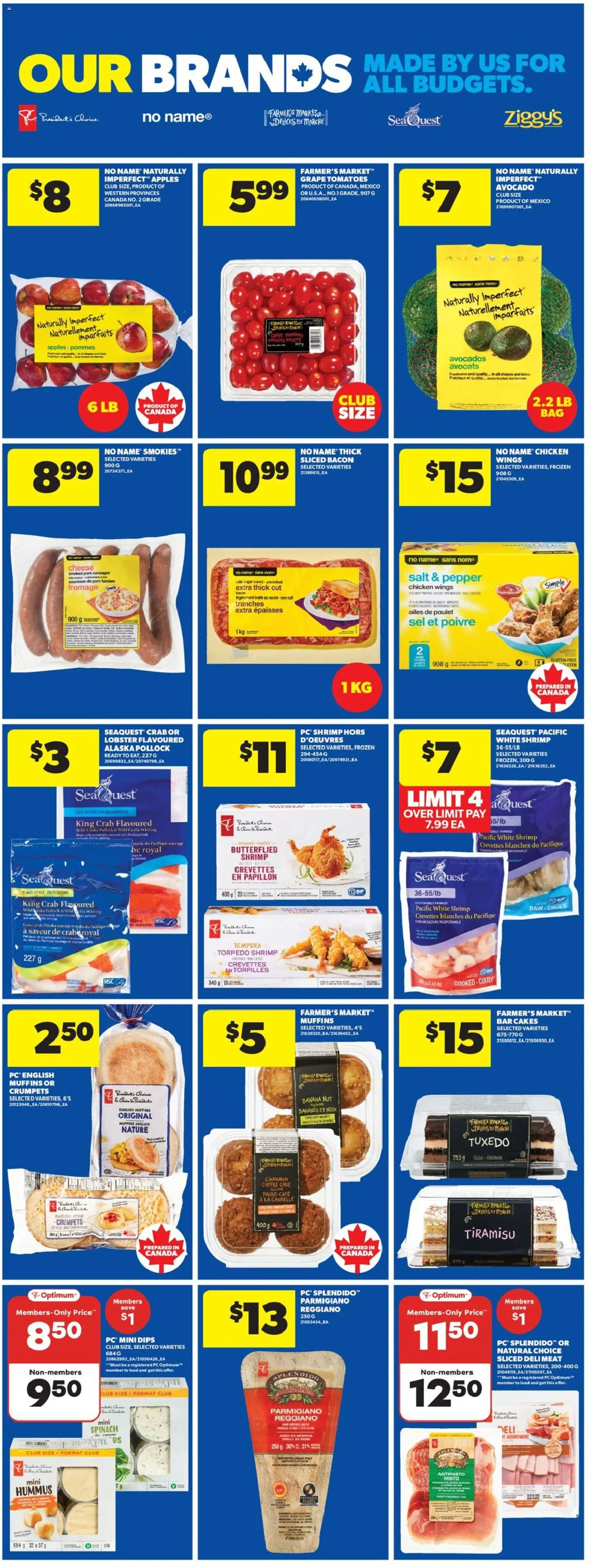 Real Canadian Superstore flyer valid from 22.01.2026 | Page: 7 | Products: Cheese, Pork, Apples, Tomatoes