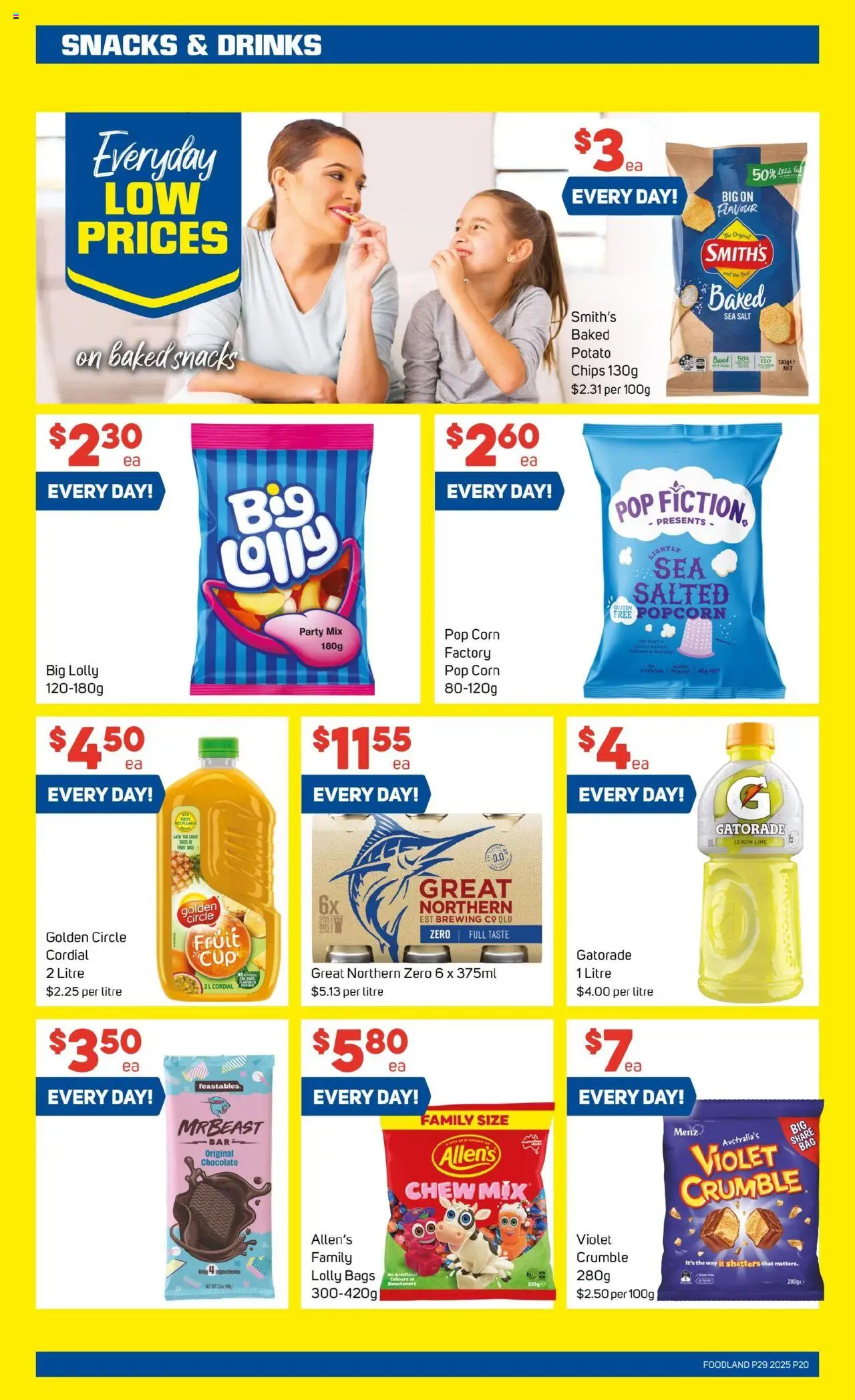 Foodland catalogue - valid from 16.07.2025 | Page: 20 | Products: Chocolate, Popcorn, Lemon, Lime