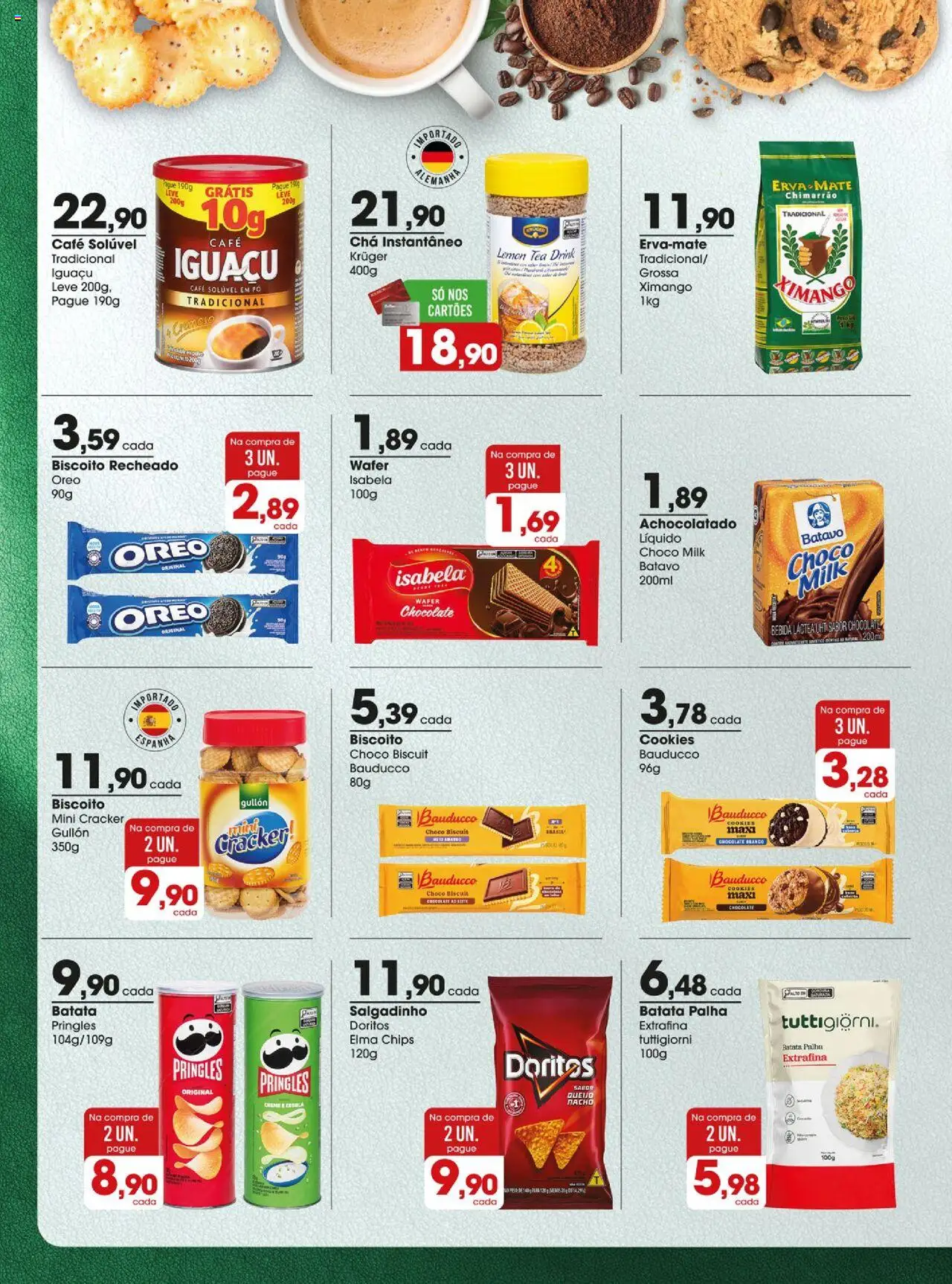 Zaffari Folheto - válido de 26.09.2025 | Página: 6 | Produtos: Biscoito, Creme, Batata, Cookies