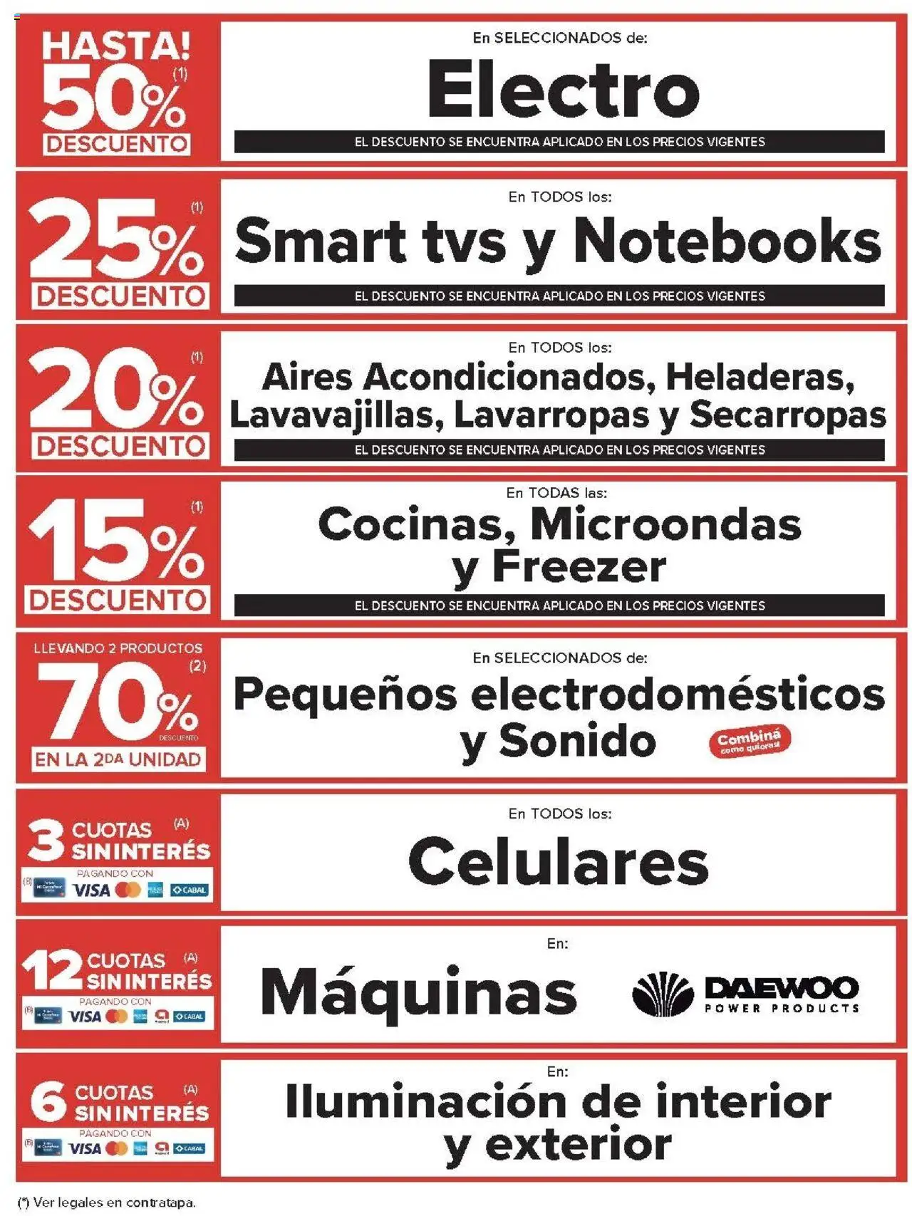 Carrefour ofertas - CABA │ válido desde el 19.08.2025 | Página: 25 | Productos: Lavarropas, Microondas, Freezer