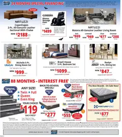 Preview of ABC Warehouse weekly ads valid from 26.10.2025 | Page: 4 | Products: Sofa, Table, Loveseat, Massage Chair