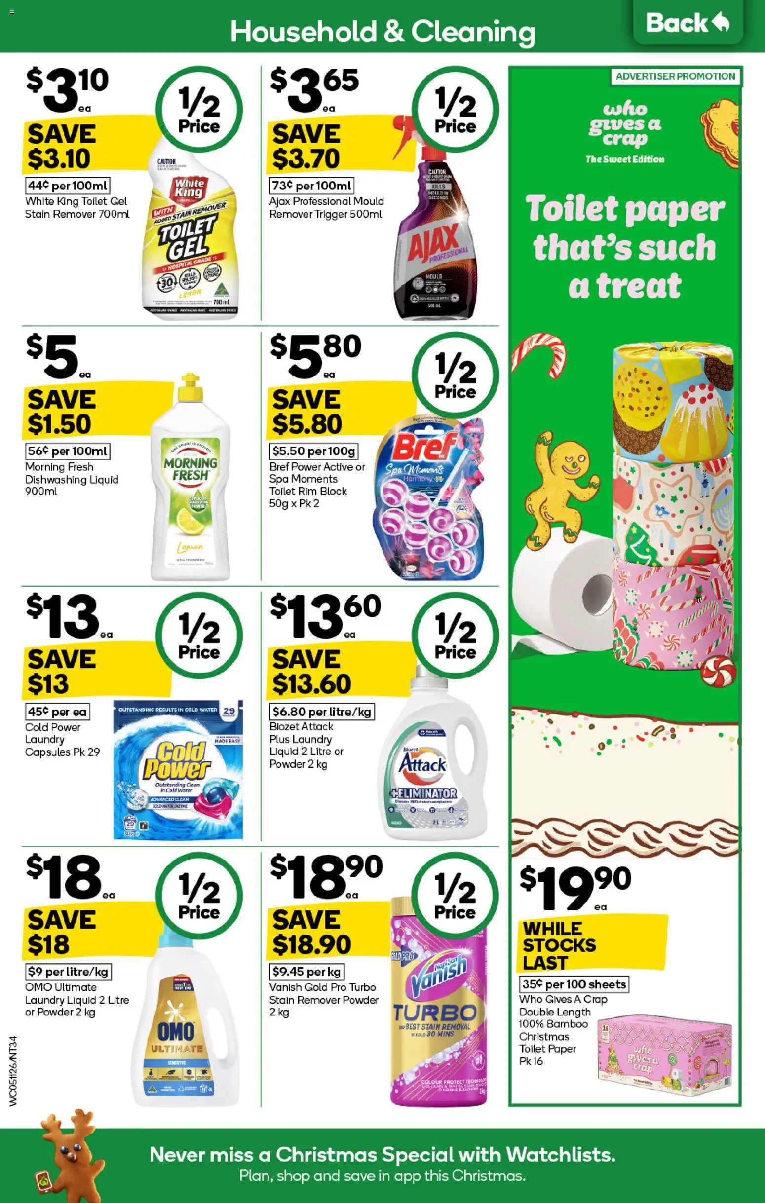 Woolworths catalogue - valid from 05.11.2025 | Page: 34 | Products: Toilet, Household, Water, Lemon