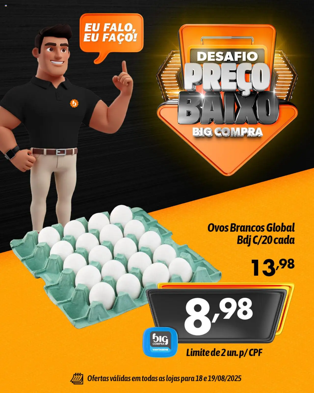 Big Compra Folheto - válido de 18.08.2025 | Página: 5 | Produtos: Ovos, Baixo