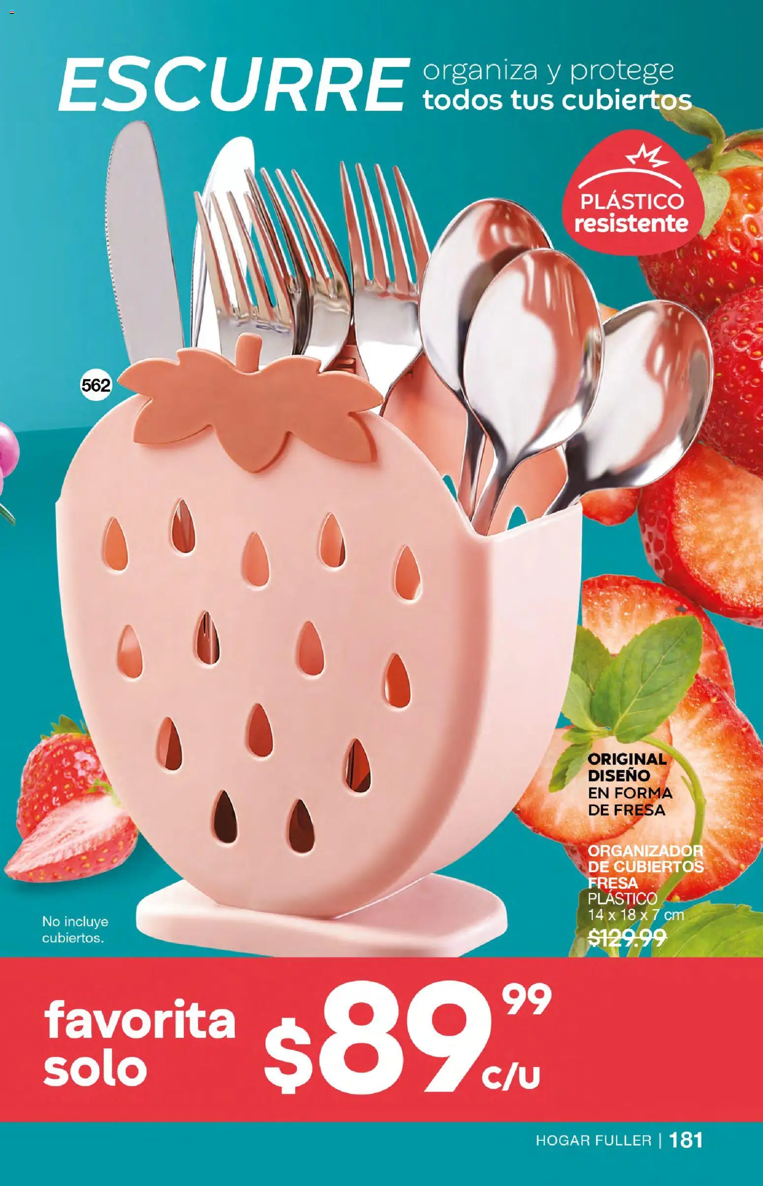 Nuevas ofertas de Fuller válidas en toda la República Mexicana desde el 18.02.2026. ¡Encuentra las mejores ofertas en Fuller campaña 23 2026! | Página: 181 | Productos: Fresa, Organizador