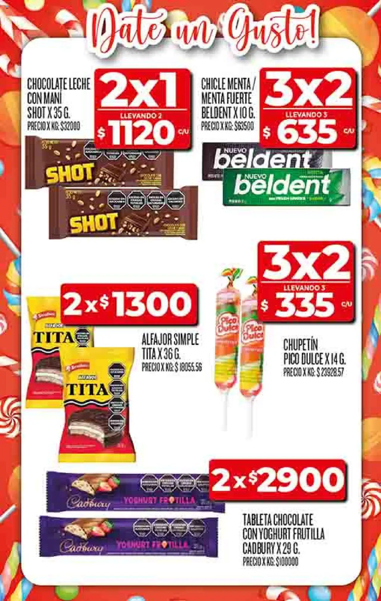 Dia - Ofertas - Salta y Jujuy │ válido desde el 15.10.2025 | Página: 16 | Productos: Mani, Leche, Chicle, Alfajor