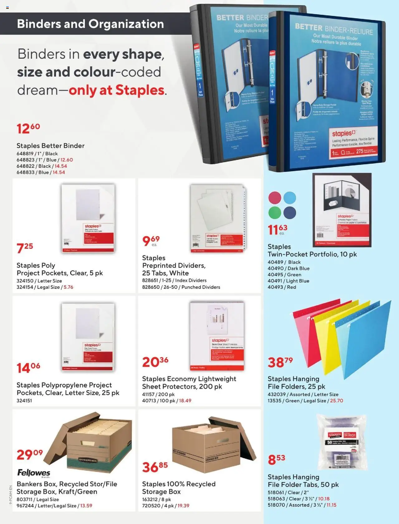 Staples flyer valid from 05.09.2025 | Page: 9 | Products: Box