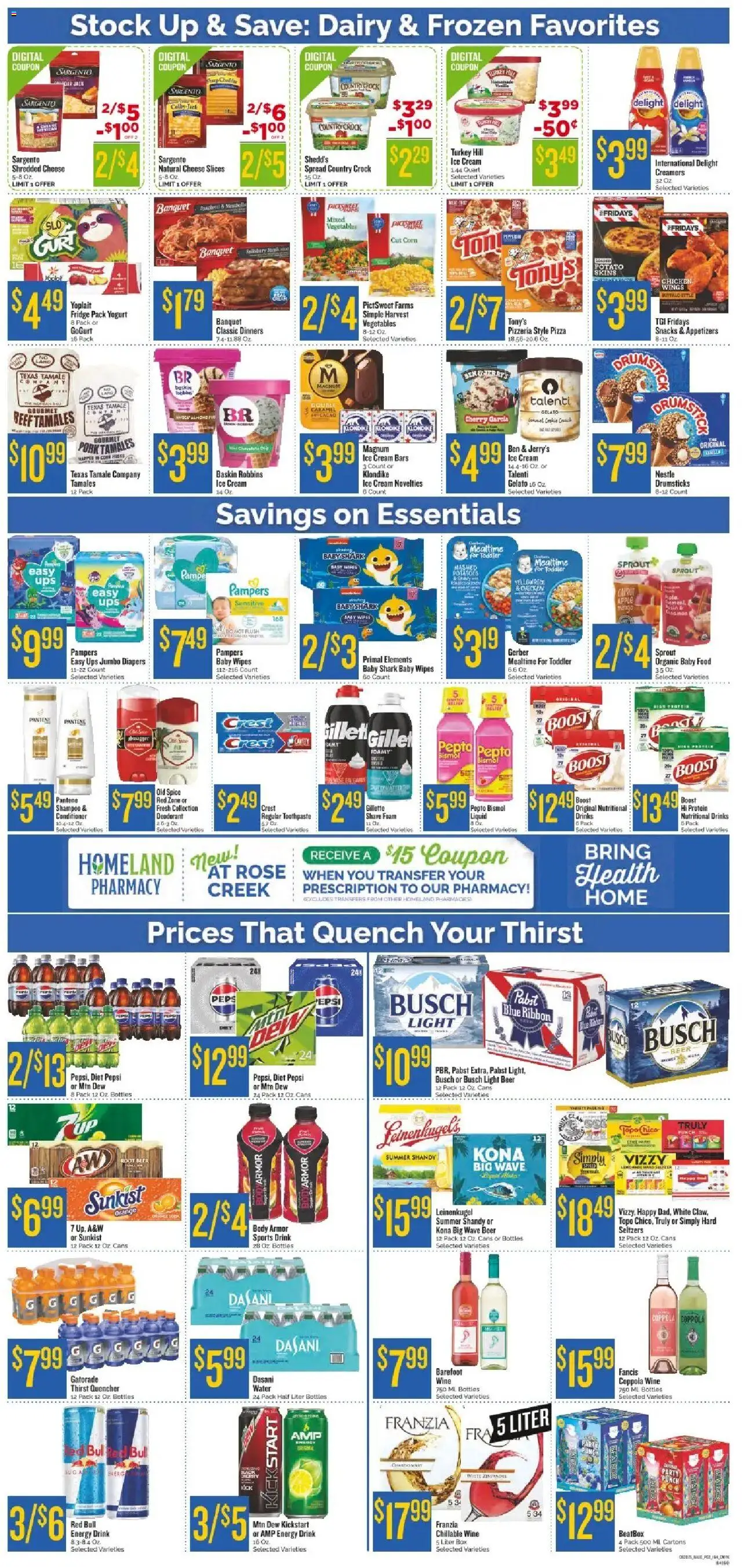 Homeland Weekly Ad - valid from 20.08.2025 | Page: 2 | Products: Cream, Ice cream, Baby food, UPS