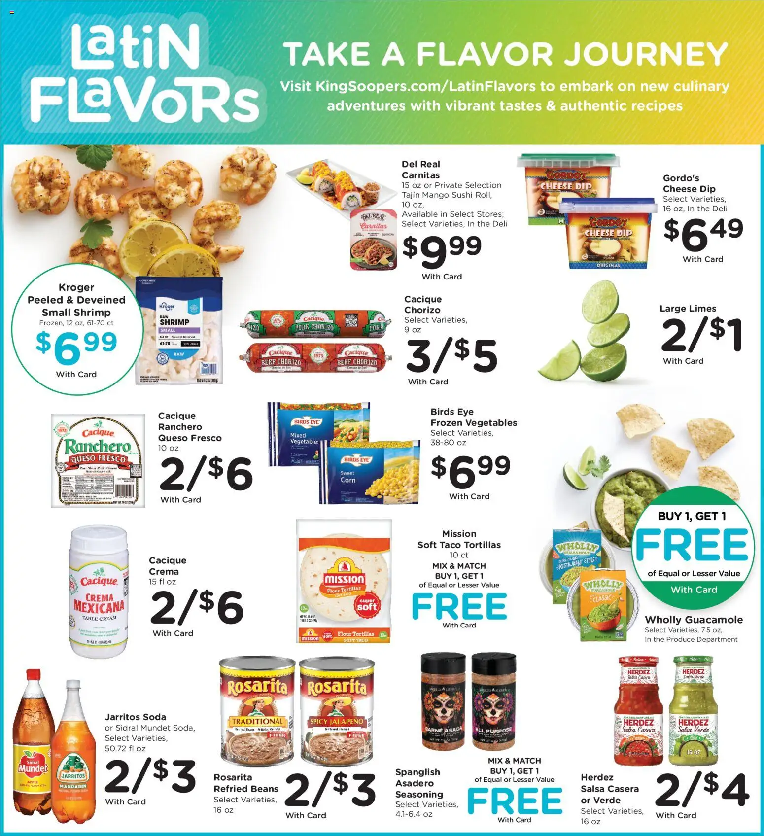 King Soopers Weekly Ad - valid from 22.04.2026 | Page: 4 | Products: Corn, Pork, Beef, Mango