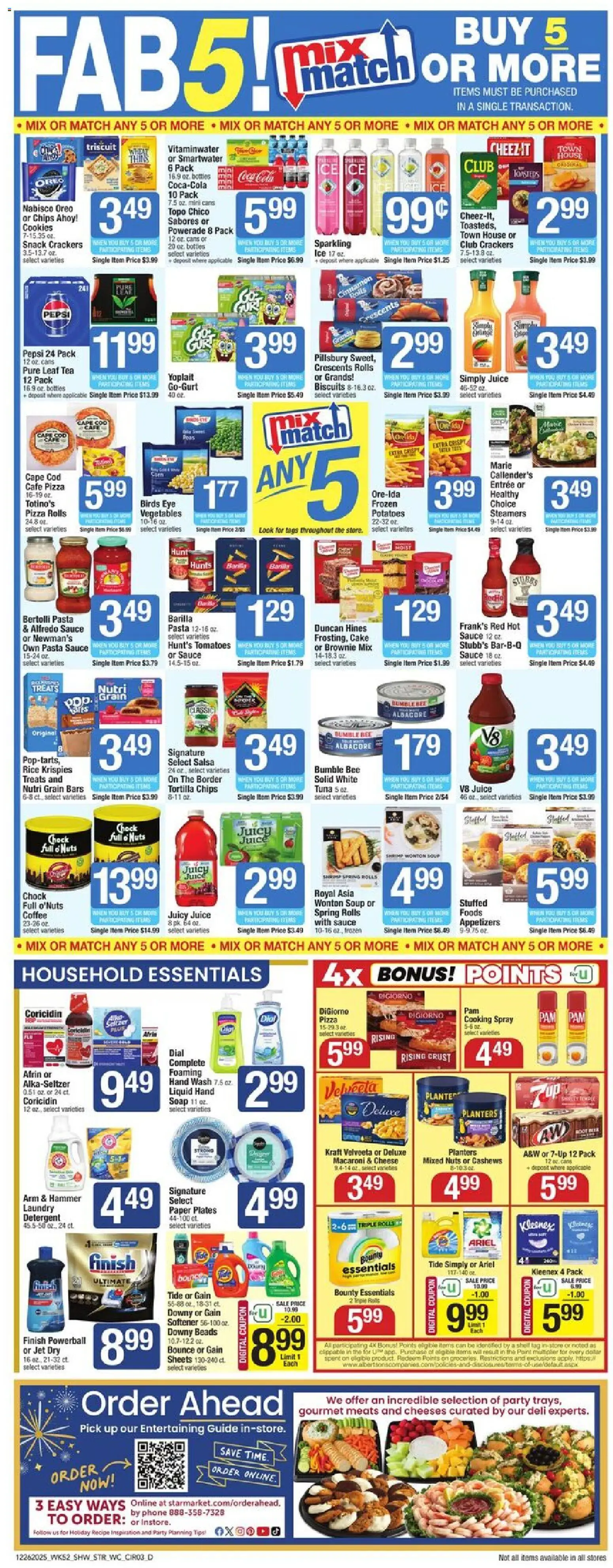 Star Market Weekly Ad - valid from 26.12.2025 | Page: 3 | Products: Hammer, Juice, Soap, Tea