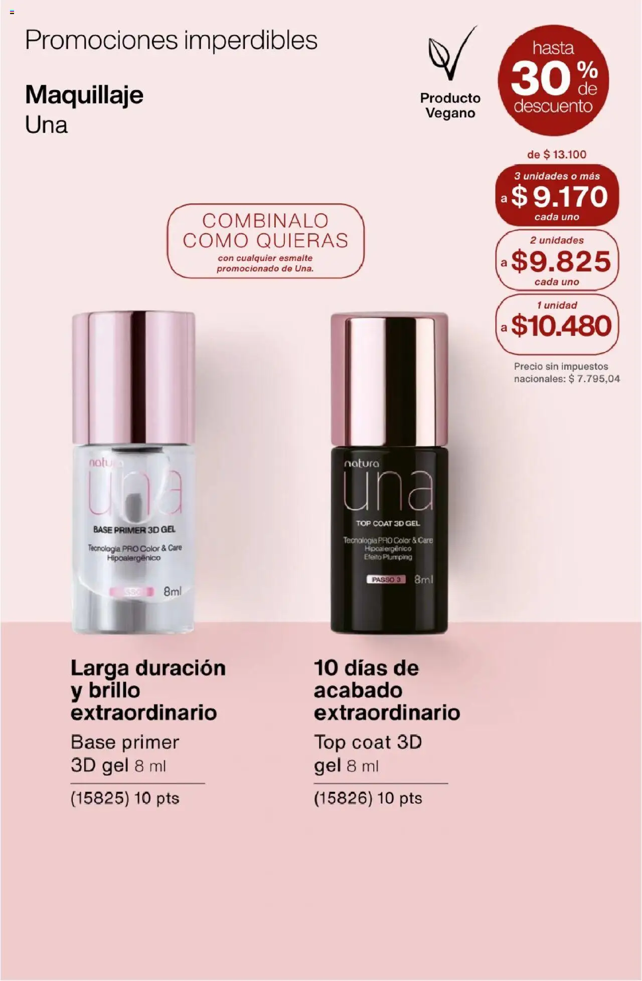 Natura - Catálogo Ciclo 15 │ válido desde el 01.10.2025 | Página: 24 | Productos: Top, Maquillaje, Brillo