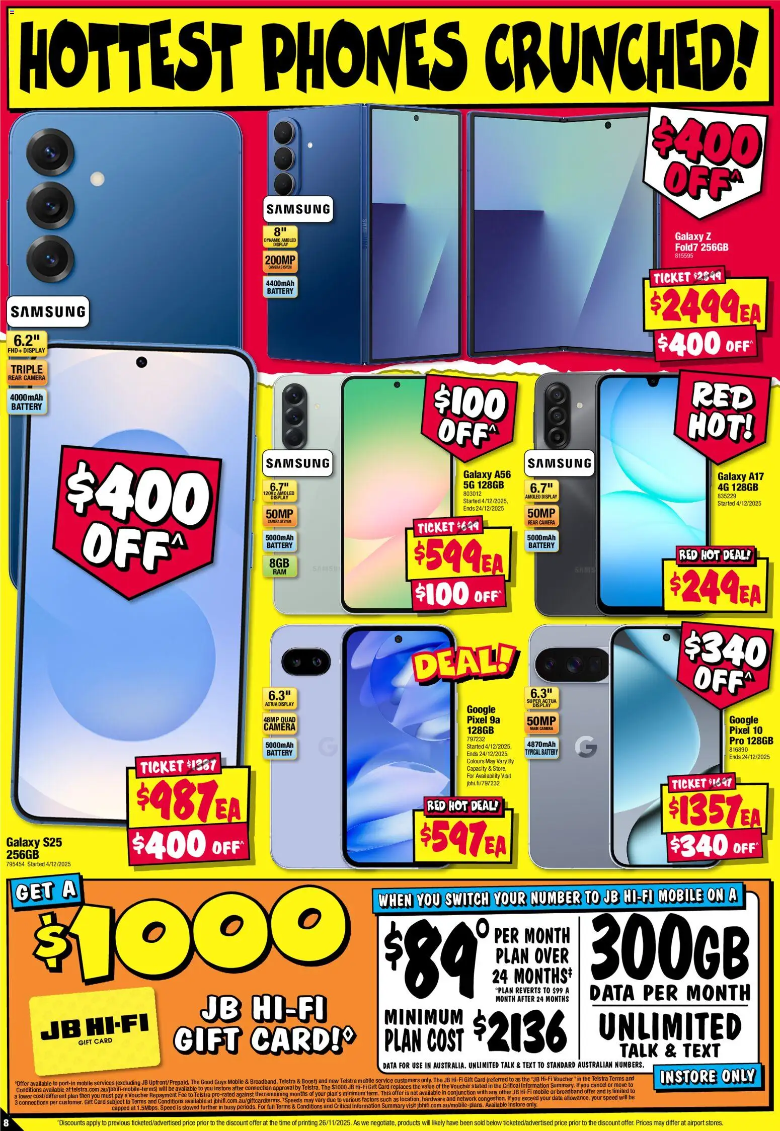 JB Hi-Fi catalogue - valid from 10.12.2025 | Page: 8 | Products: Battery, Camera, Mobile