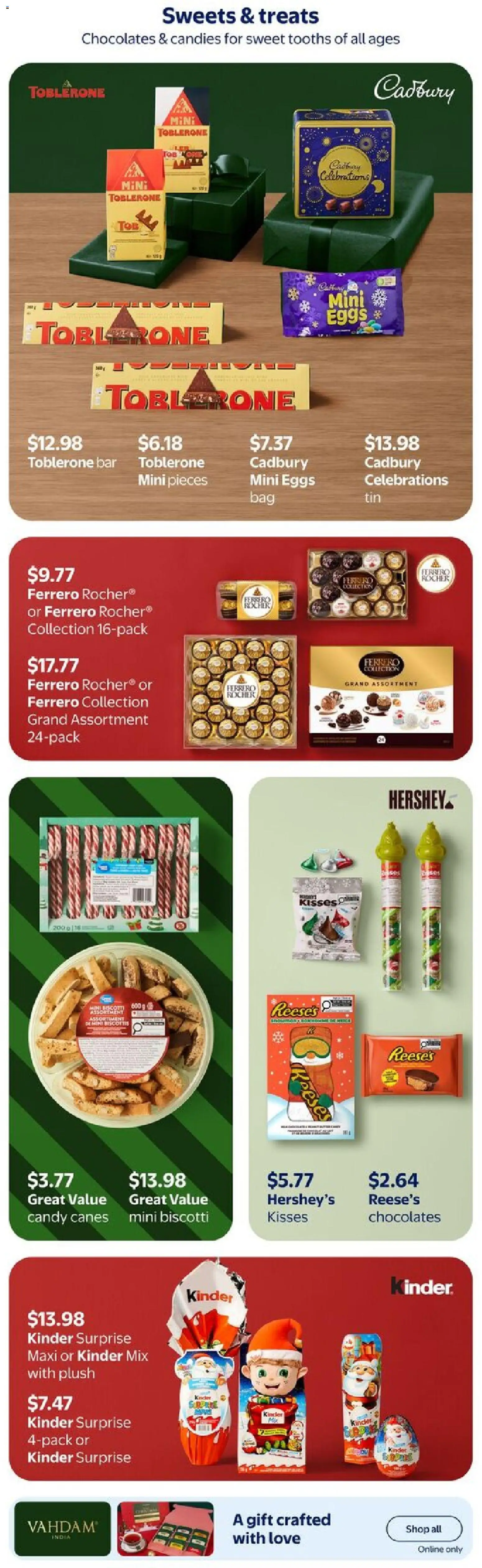 Walmart flyer valid from 30.10.2025 | Page: 15 | Products: Candies, Eggs