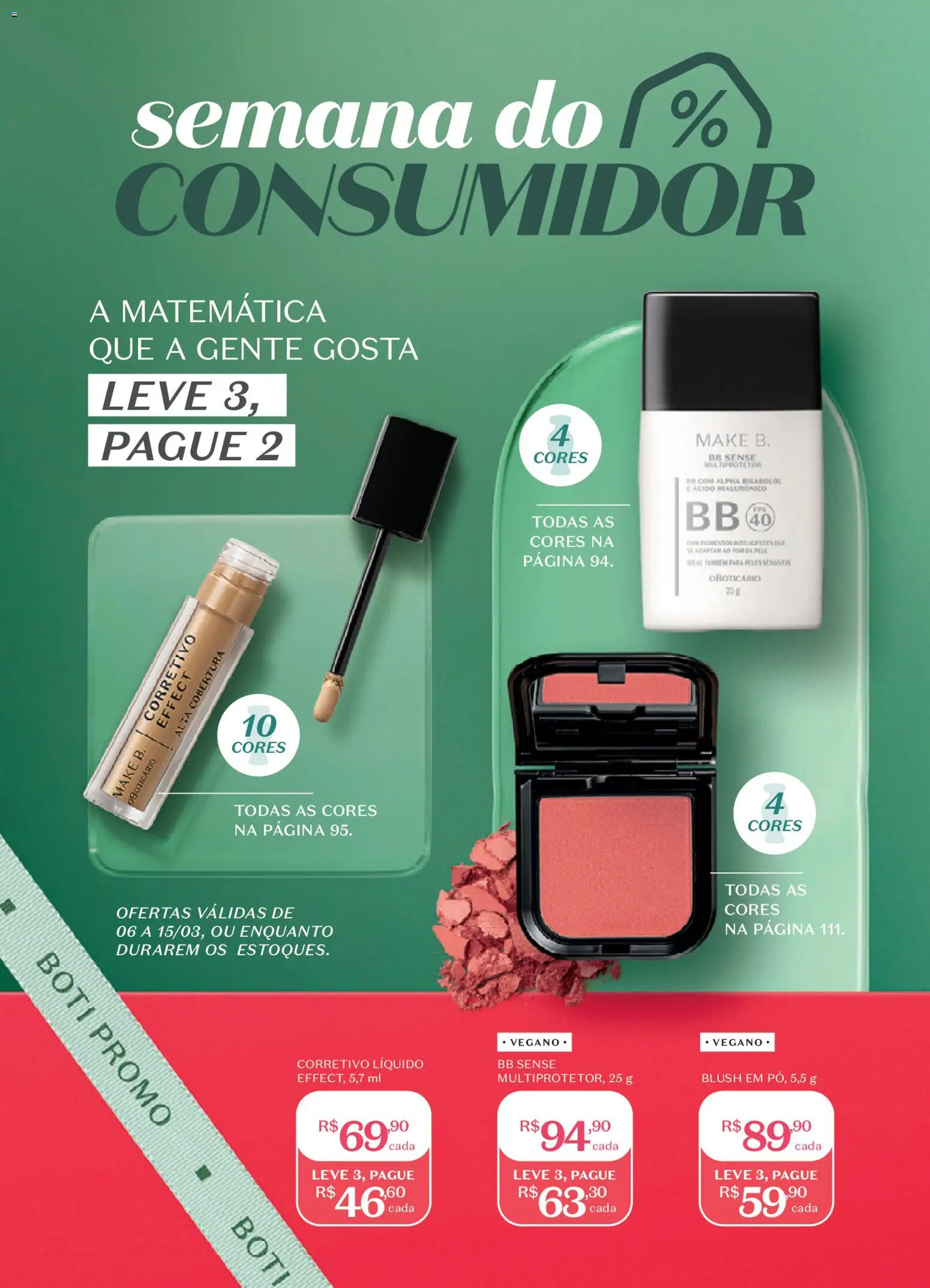 O Boticário Folheto - válido de 02.03.2026 | Página: 98 | Produtos: Corretivo, Blush