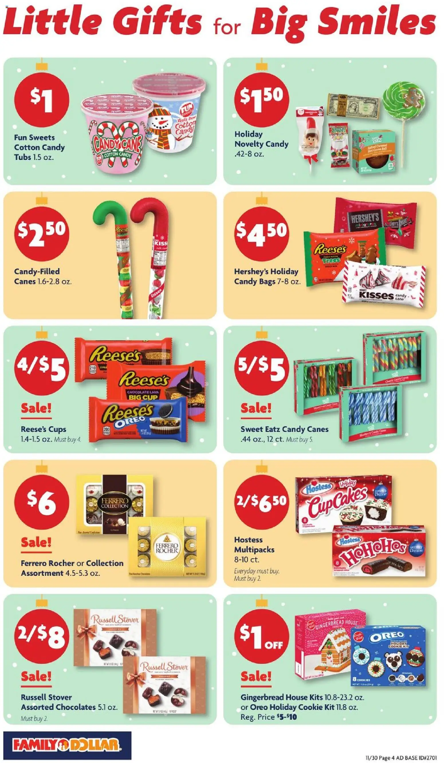 Family Dollar Current Ad - TX - valid from 30.11.2025 | Page: 6 | Products: Chocolate, Cookies