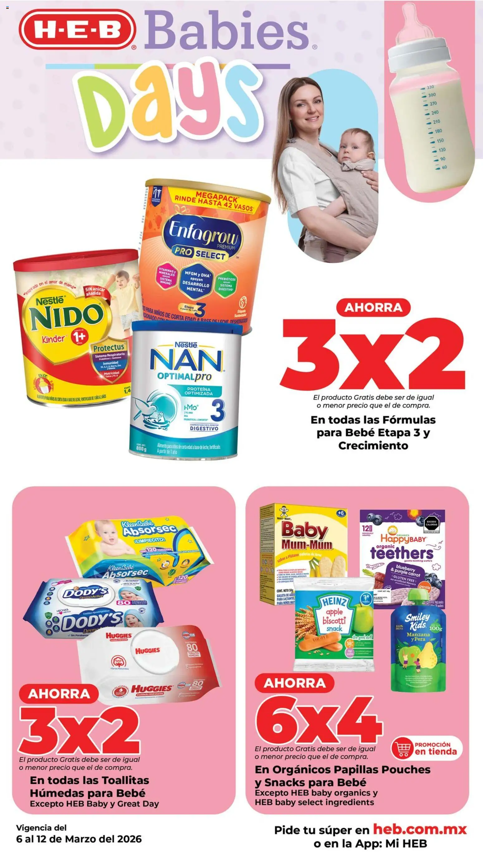 Nuevas ofertas de H-E-B válidas en toda la República Mexicana desde el 06.03.2026. ¡Encuentra las mejores ofertas en H-E-B folleto! | Página: 14 | Productos: Plátano, Manzana, Galletas, Vasos