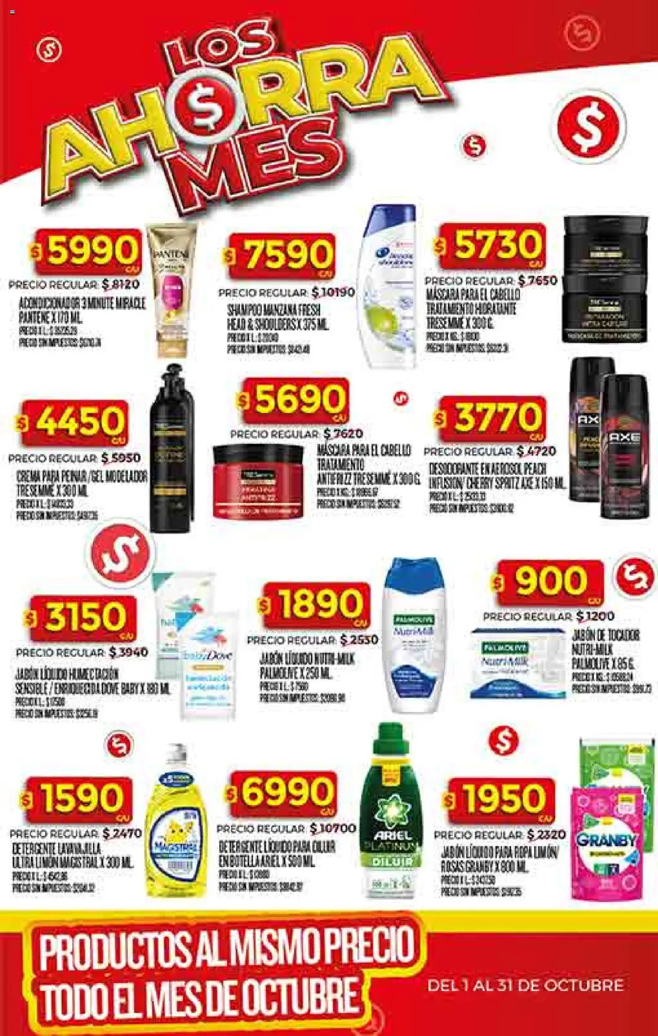 Supermercado DIA Ofertas - Salta y Jujuy │ válido desde el 08.10.2025 | Página: 38 | Productos: Shampoo, Detergente, Manzana, Limón