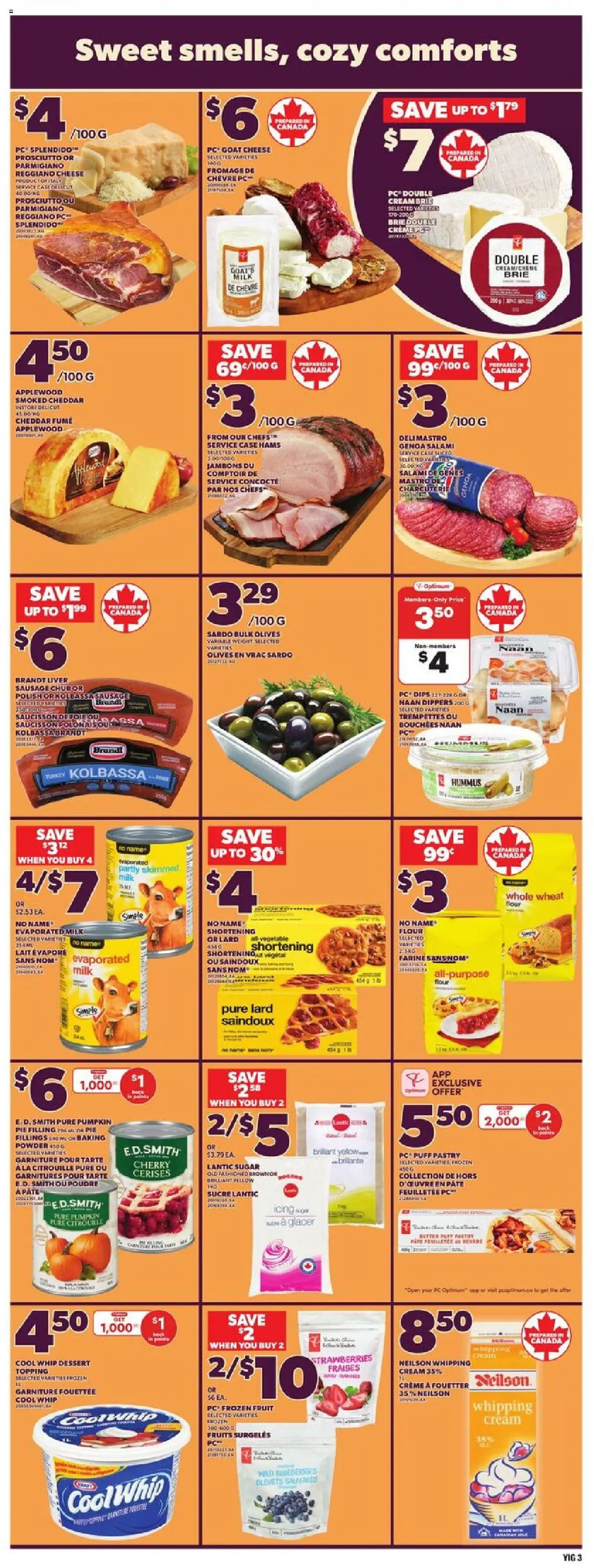 Independent Grocer flyer valid from 02.10.2025 | Page: 6 | Products: PC, Milk, Cheese, Pumpkin